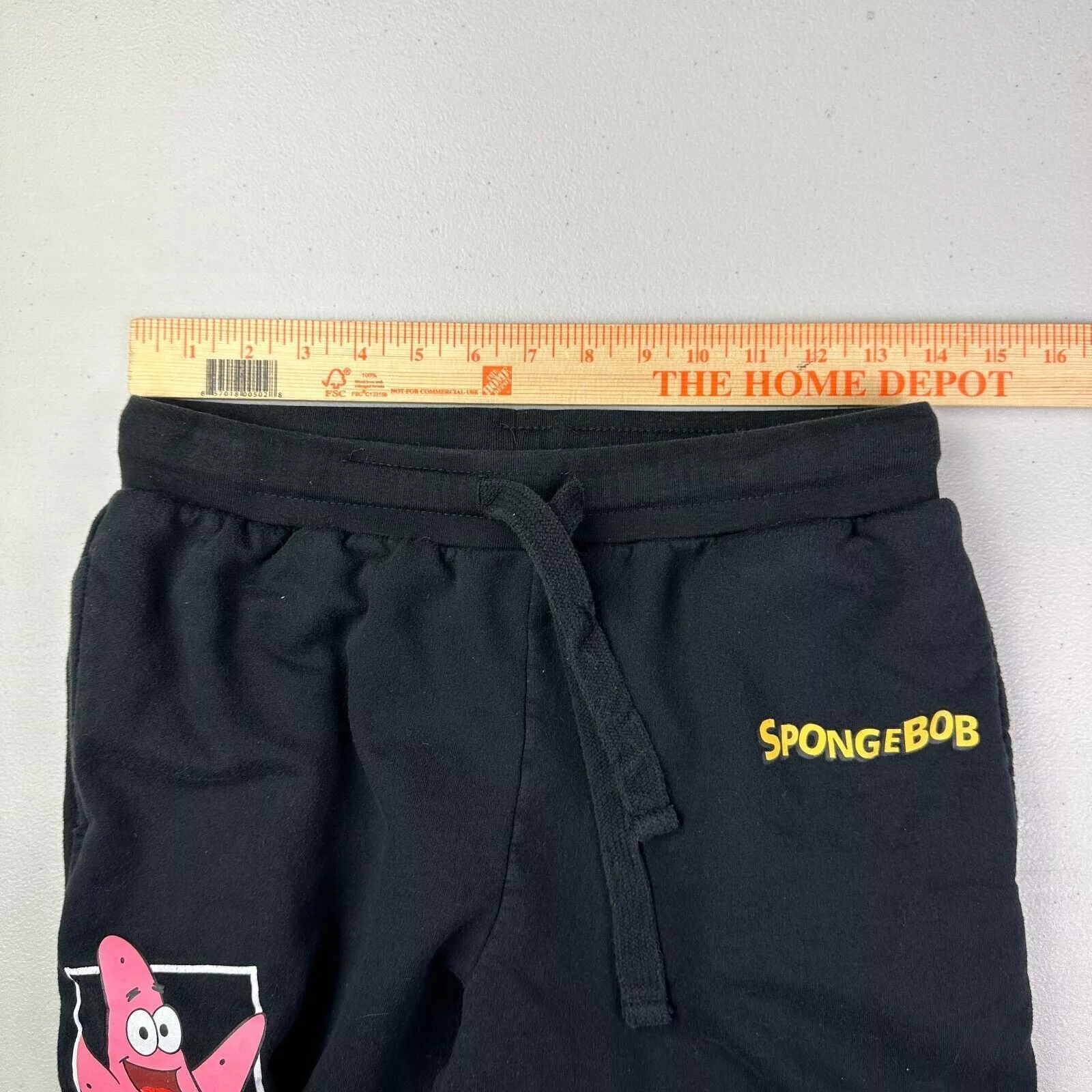 Nickelodeon Joggers Nickelodeon Spongebob Squarepants Jogging SweatPants Size M 7-9 Black