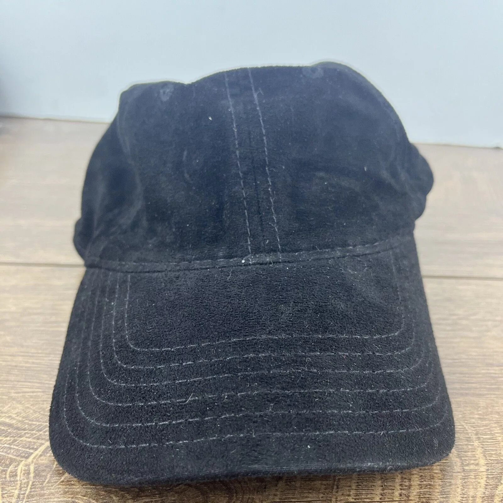Other Hats Other Plain Black Baseball Hat Cap Running Black Hat Adjustable Ad