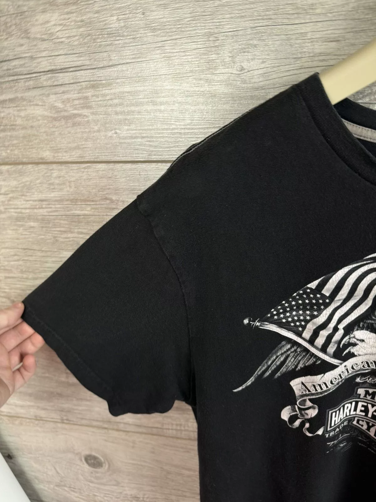 Harley Davidson Jerseys Harley Davidson × Vintage HARLEY DAVIDSON WILD FIRE VILLA PARK SIZE XL Black Streetwear