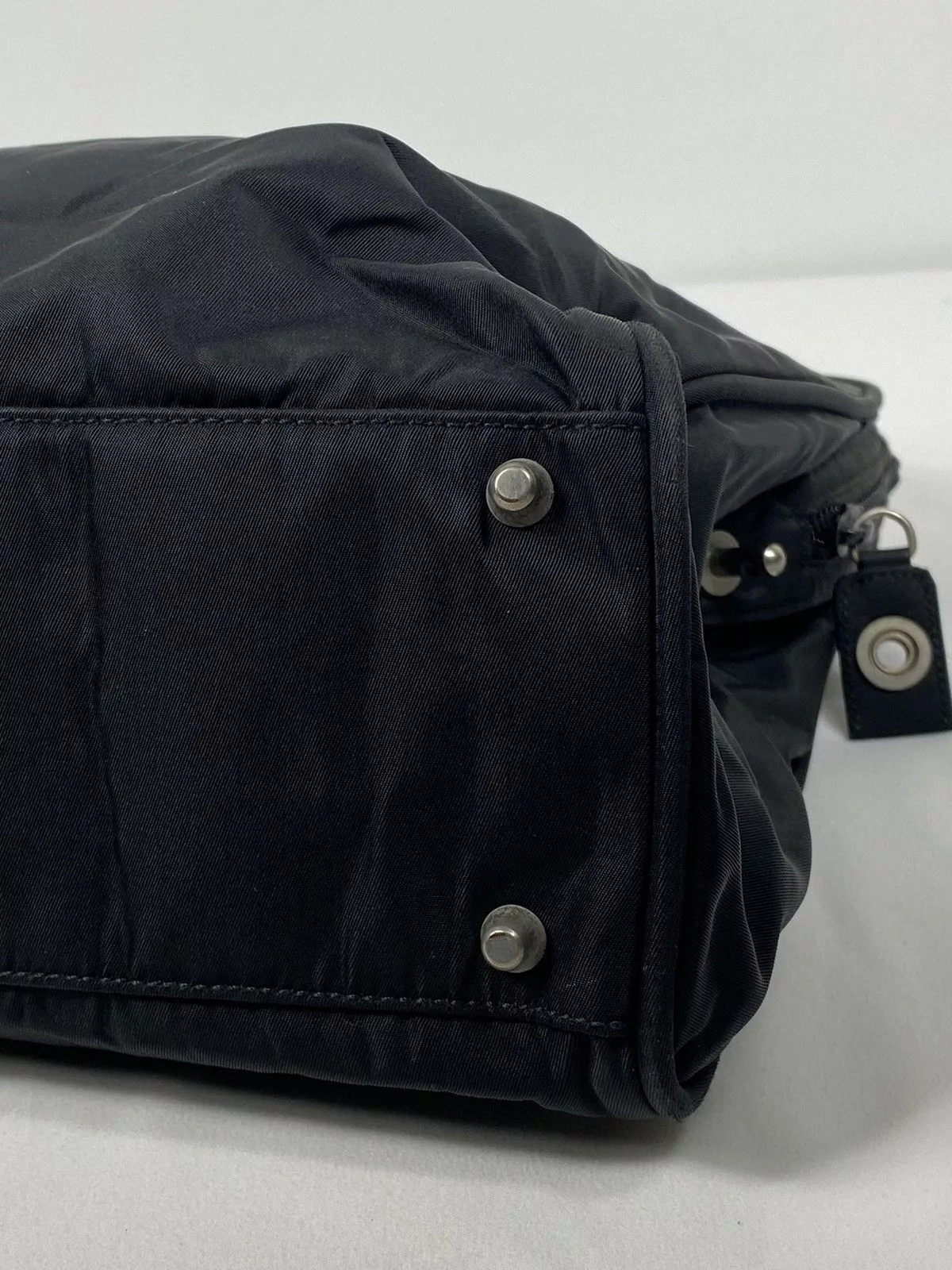 Prada Shoulder Bags Prada Tessuto Nero Nylon Shoulder Bag Black