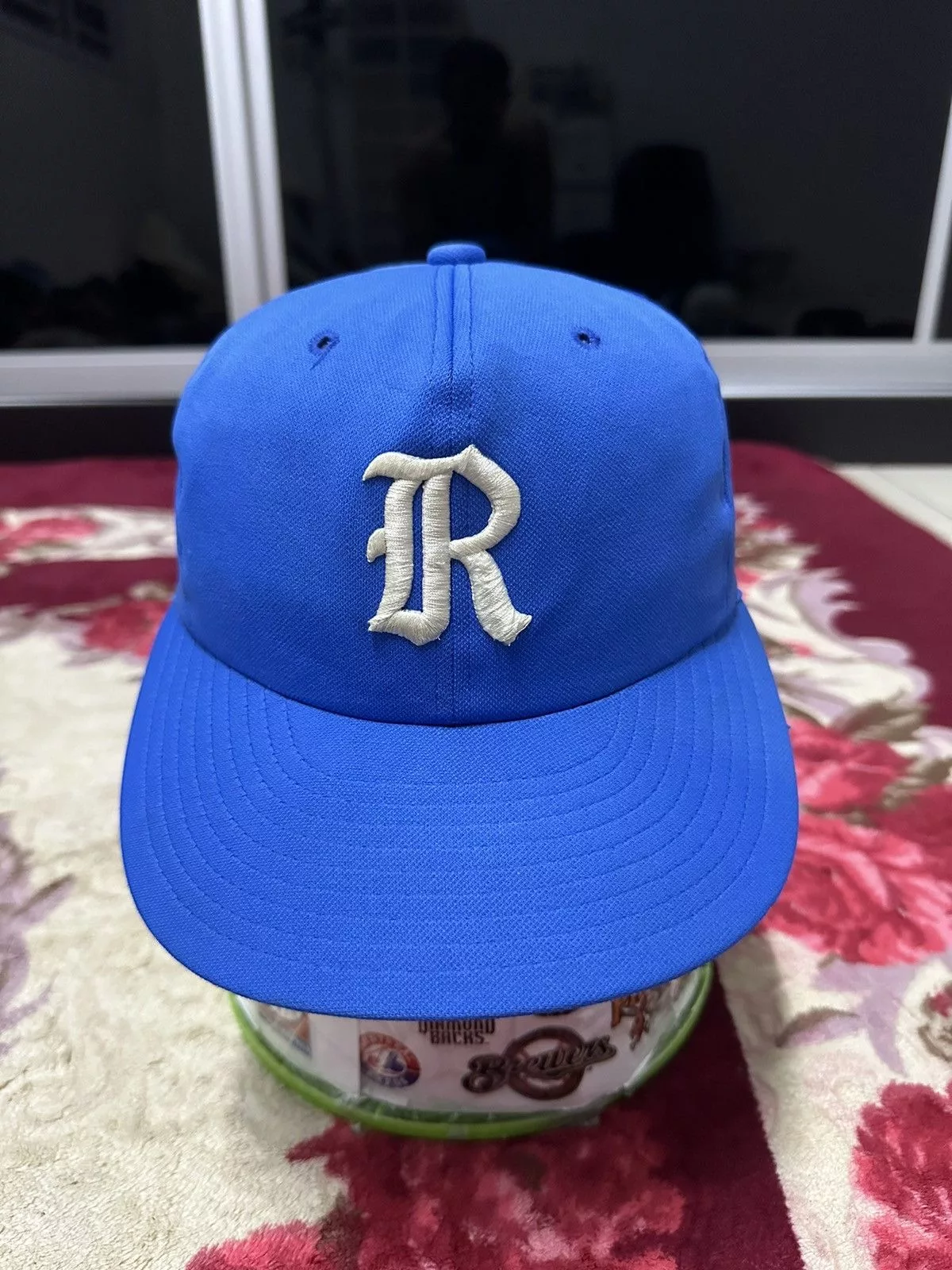 Descente Hats Descente × Japanese Brand × Vintage Vintage Japan Baseball Hat “R” Blue