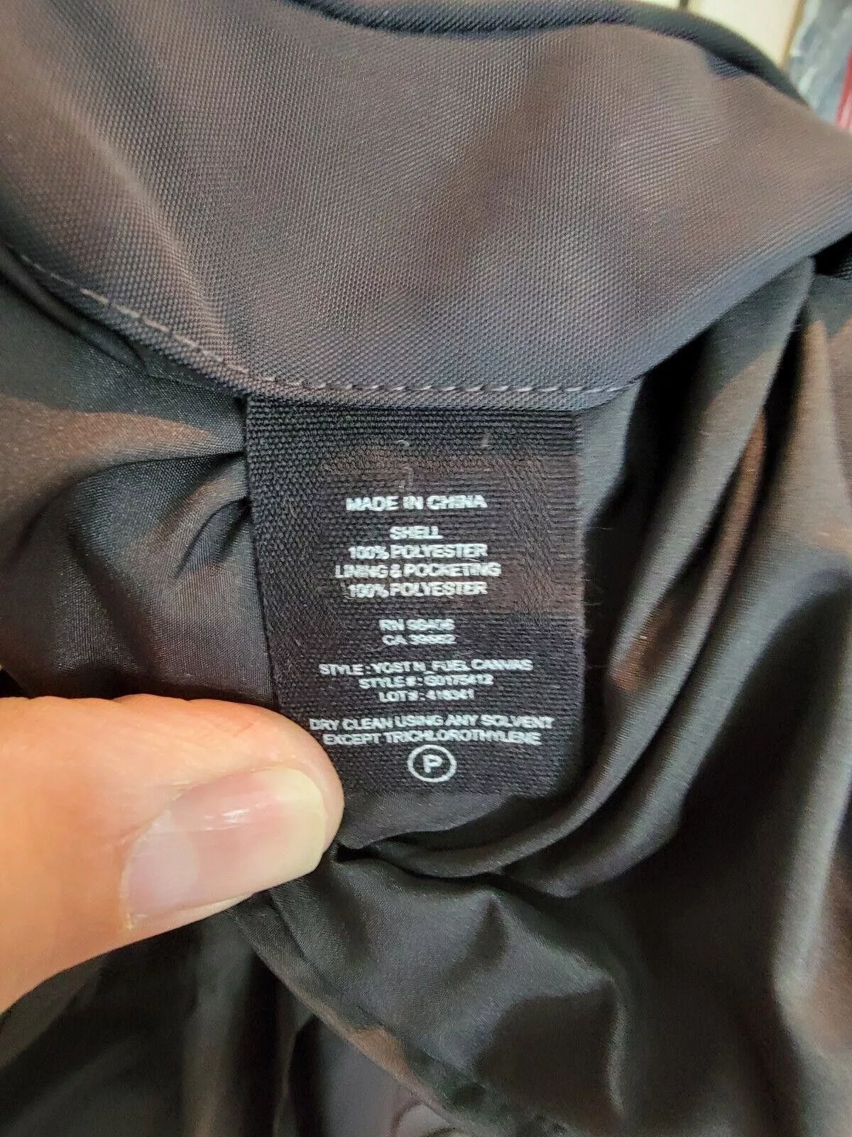 Theory Jackets Theory Canvas Dark Blue Jacket Size L