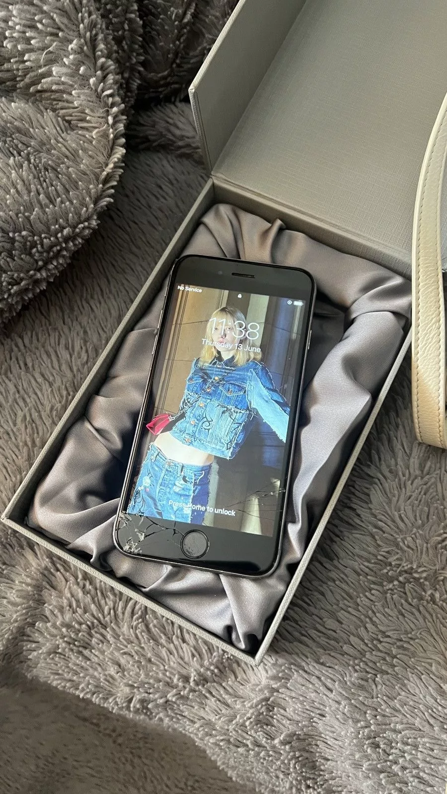 Balenciaga Miscellaneous Balenciaga iPhone 6s Runway Show Invite Silver