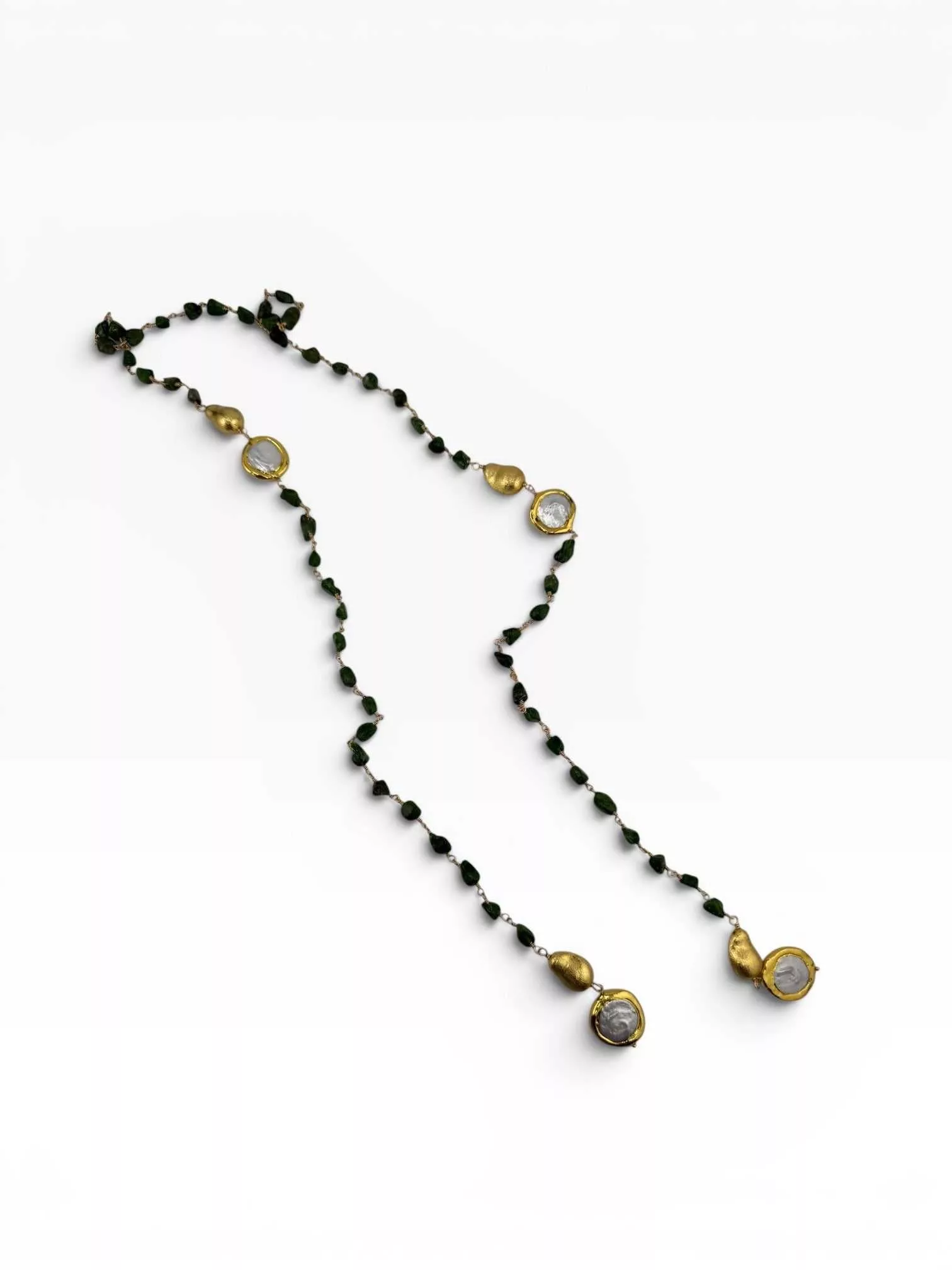 Long Beaded Necklace - Curated Home Decor