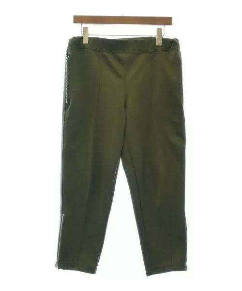 Comme des Garcons SHIRT Cropped Pants Side Line Hem Zip Polyester Khaki Brown