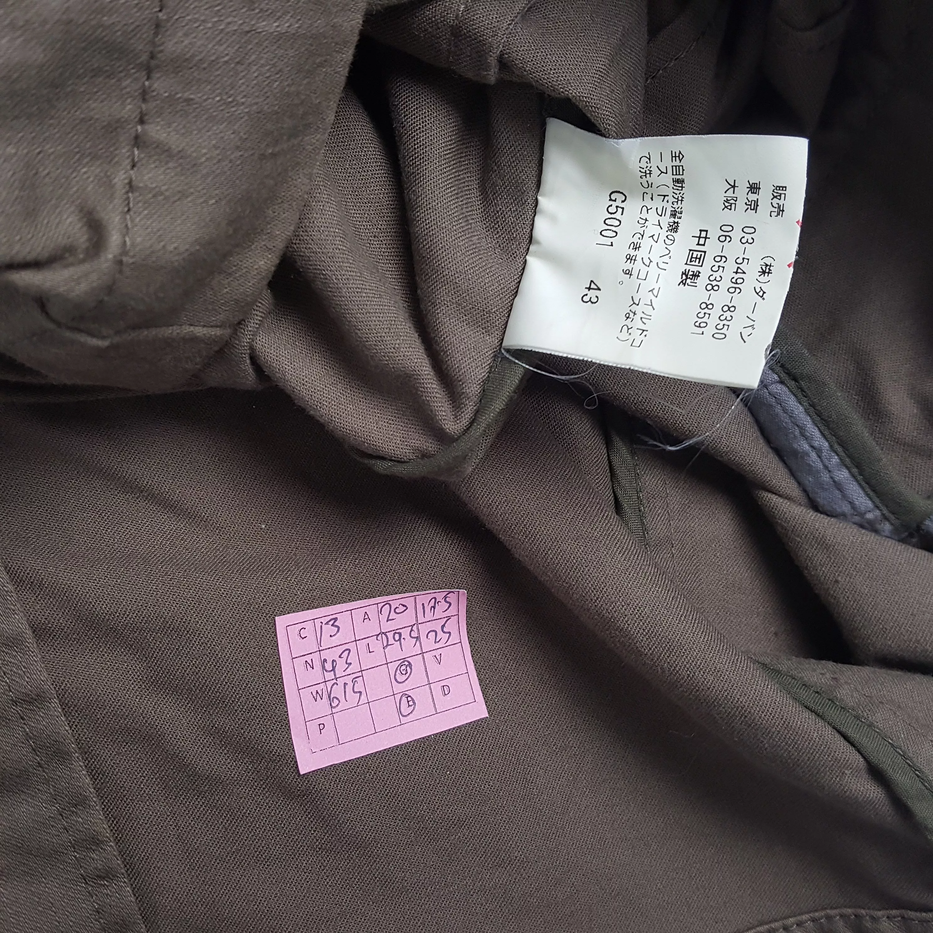 Designer Light Jackets Designer × Japanese Brand × Yohji Yamamoto YOHJI YAMAMOTO Japanese Designer Custom Art Jacket Brown