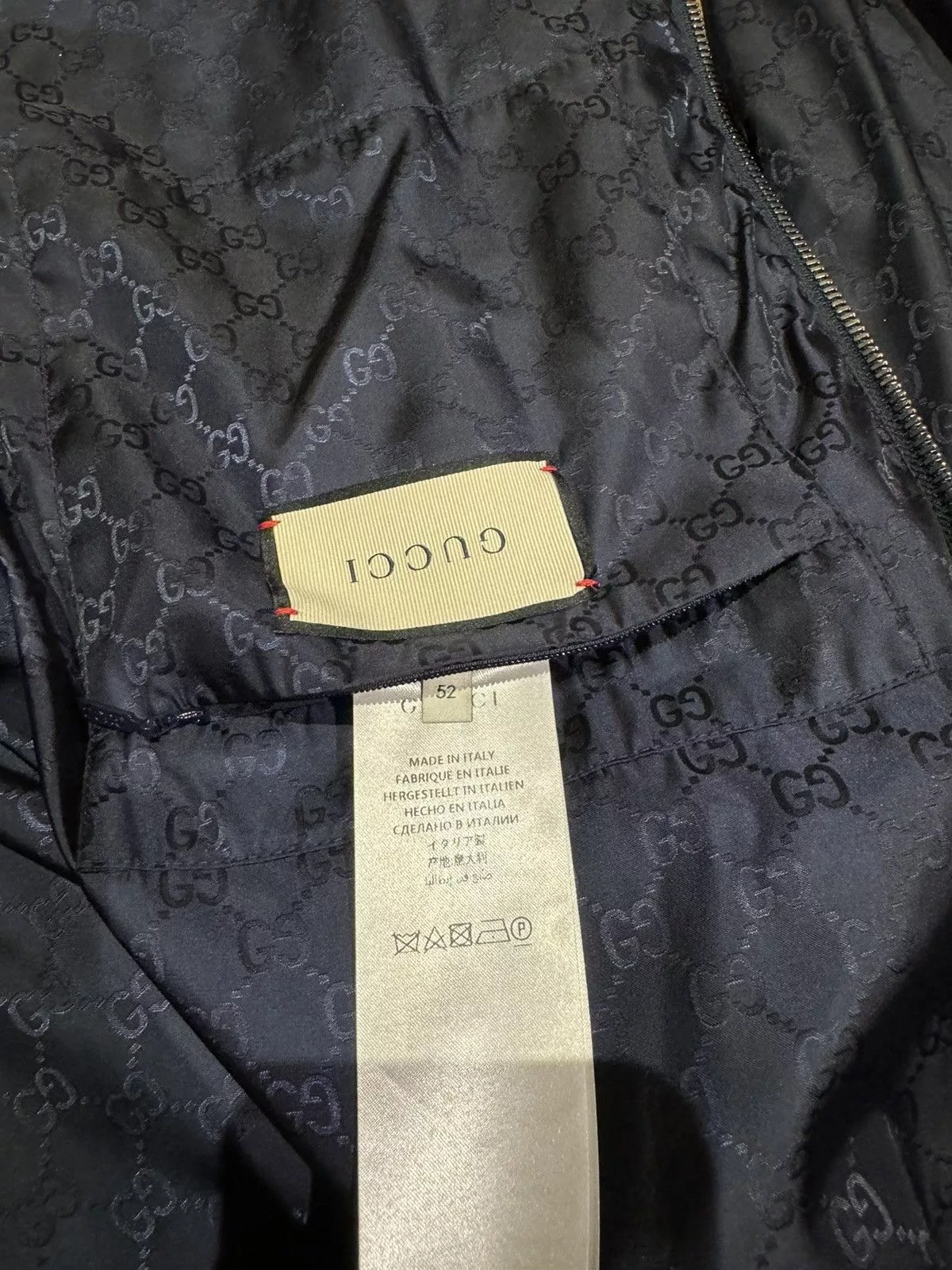 Gucci Raincoats Gucci jacket Black