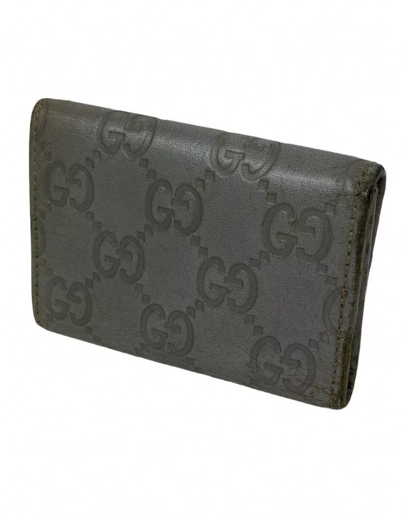 Gucci Wallets Gucci GG Guccissima leather Key Holder Blue