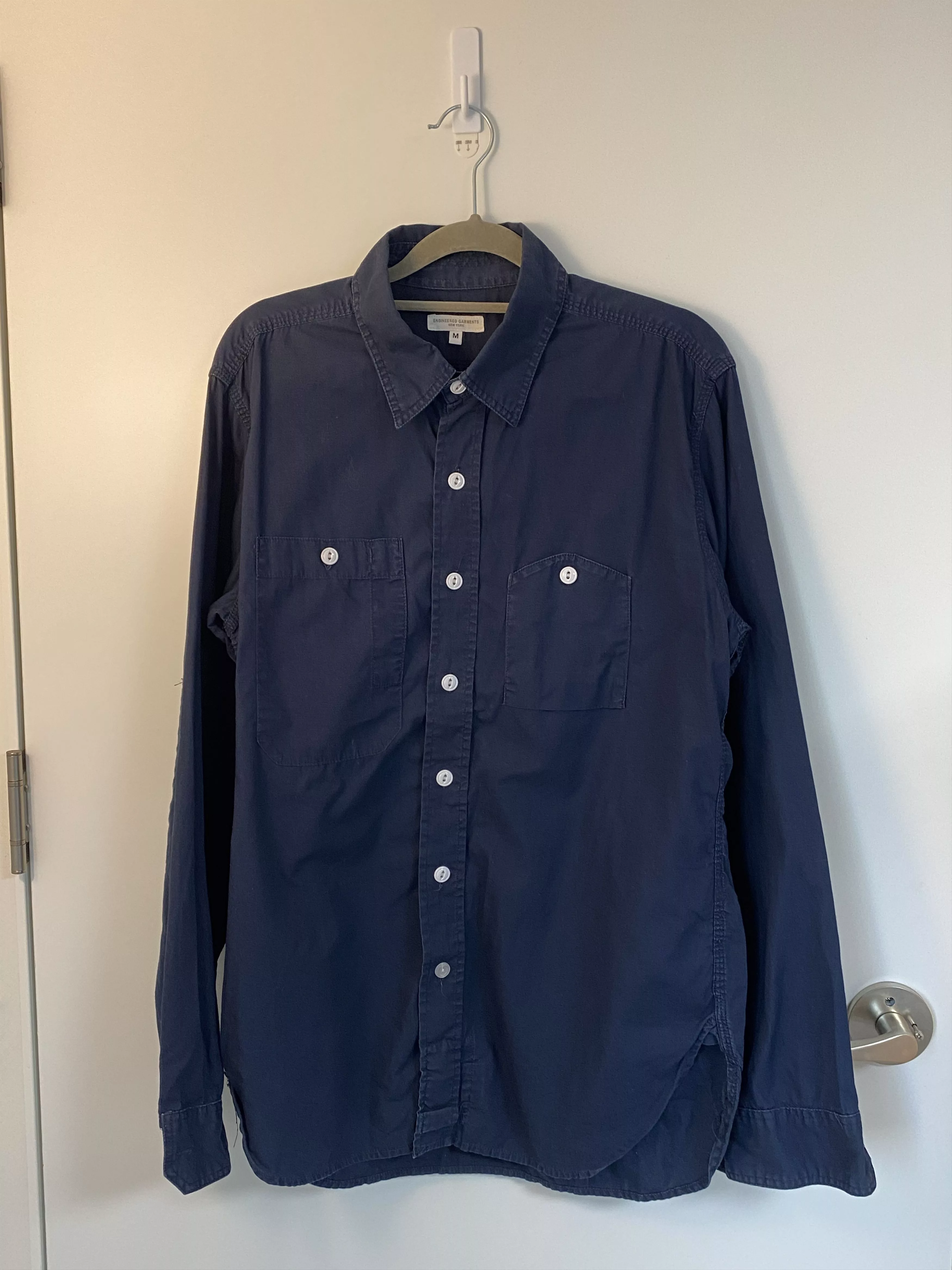 Engineered Garments Shirts Button Ups Engineered Garments Work Shirt Blue
