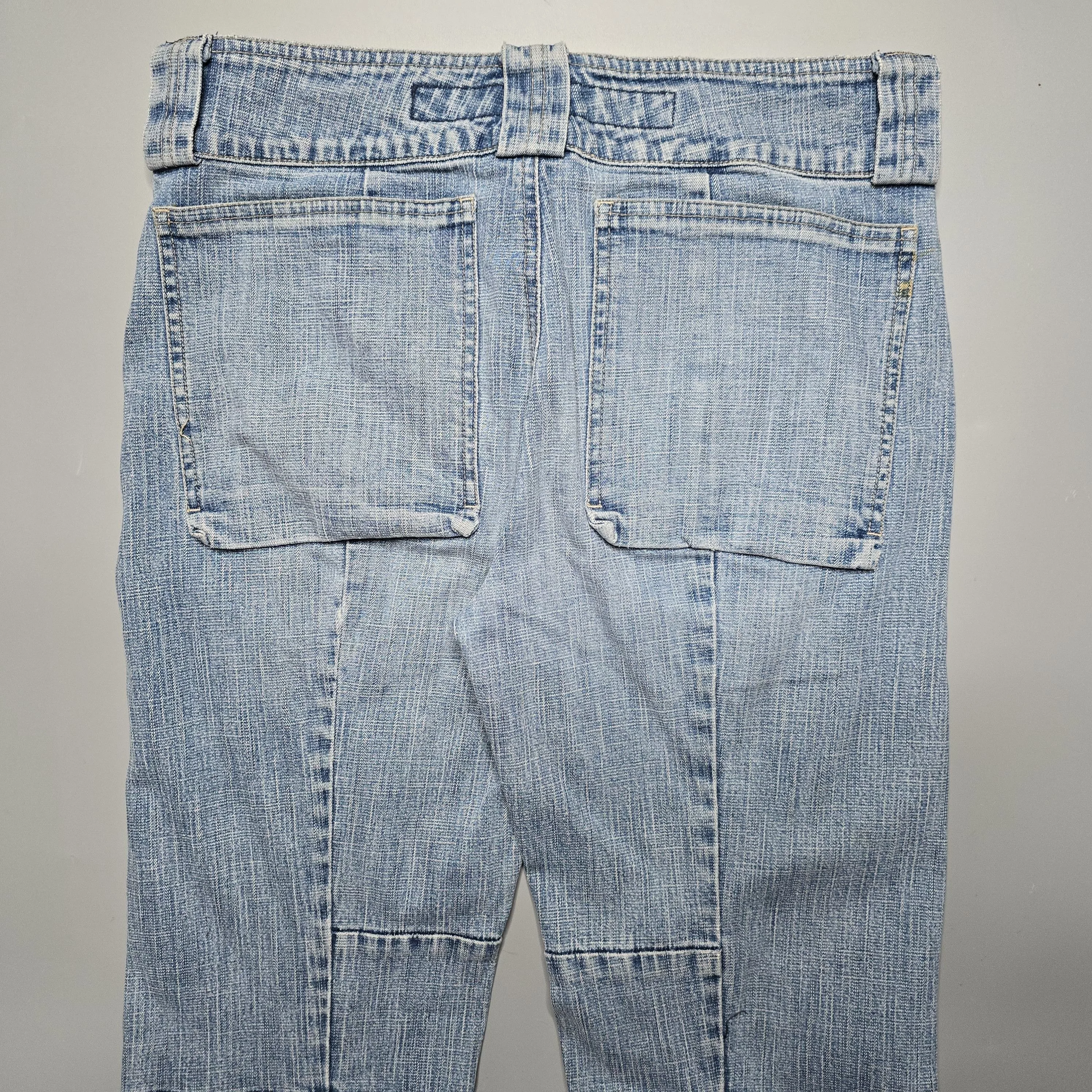 Marithe + Francois Girbaud Denim Marithe + Francois Girbaud MF+G - Y2K Bootcut Adjustable Length Jeans Blue