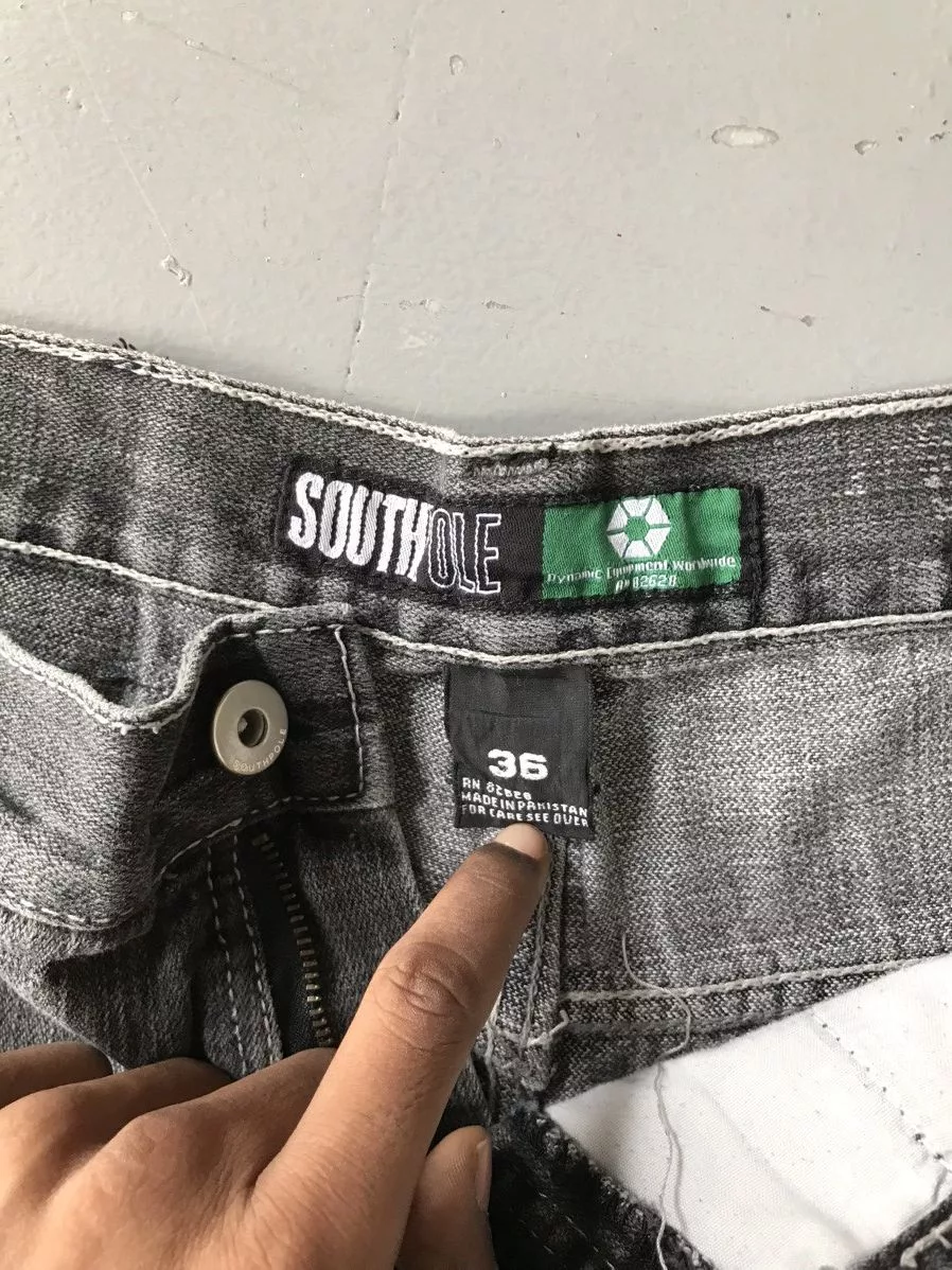 Southpole Shorts Southpole × Vintage Vintage Southpole denim short Black Streetwear