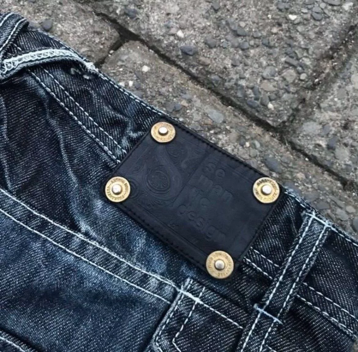 semanticdesign Denim semanticdesign Semantic Design Faded Flare Denim Pants Blue