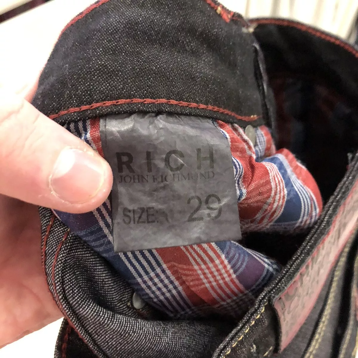 John Richmond Denim Jeans Bootcut Black