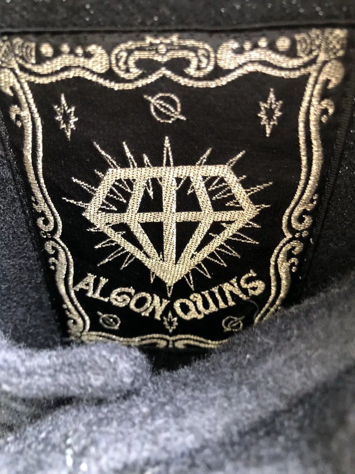 If Six Was Nine Light Jackets If Six Was Nine × Japanese Brand × Seditionaries Algonquins Rayon Wool Gothic Rebel Belted Jacket Black