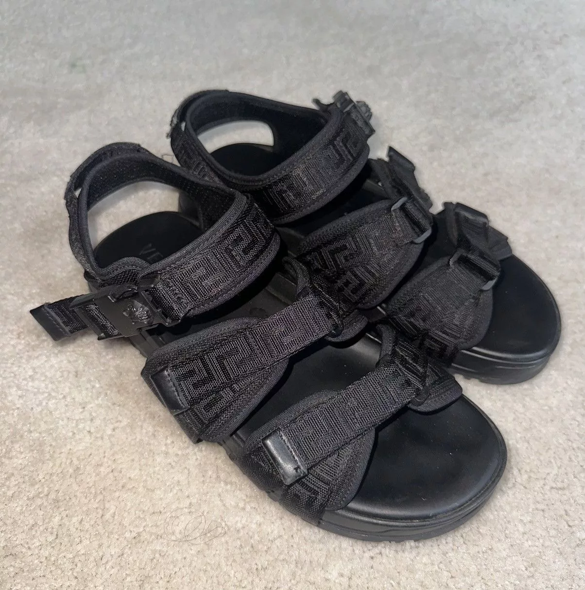 Versace Sandals Men’s Versace Sandal 9.5 Black