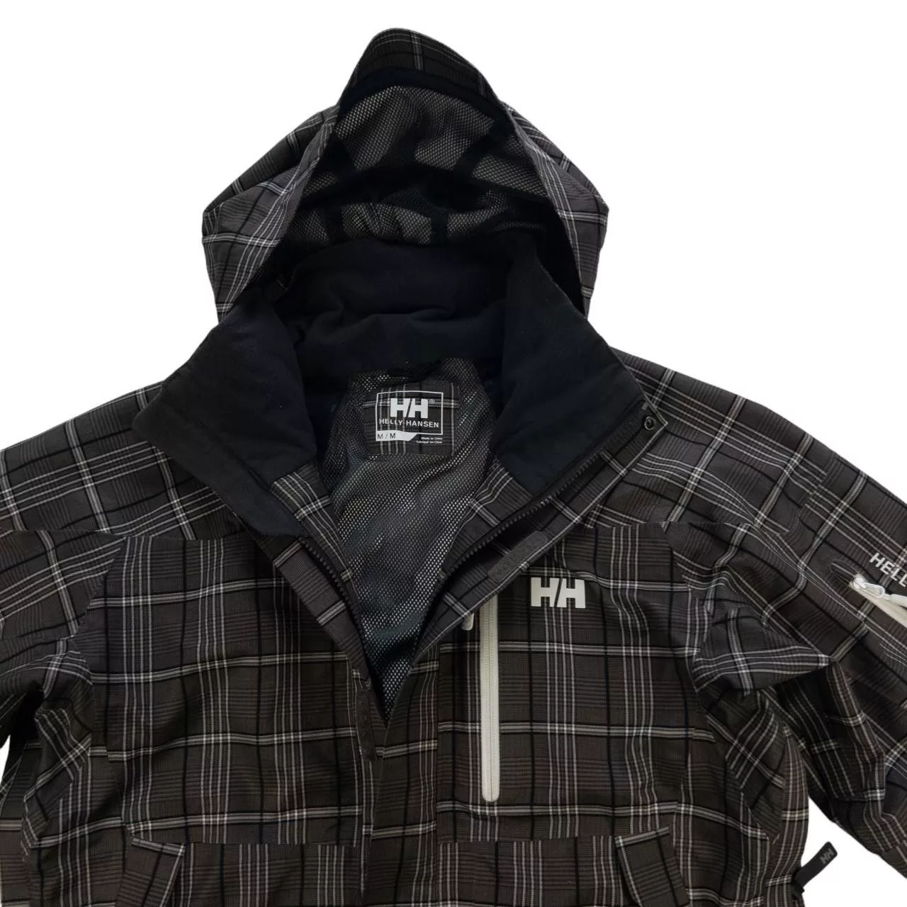 Helly Hansen Raincoats Vintage Helly Hansen Check Jacket Size M Brown