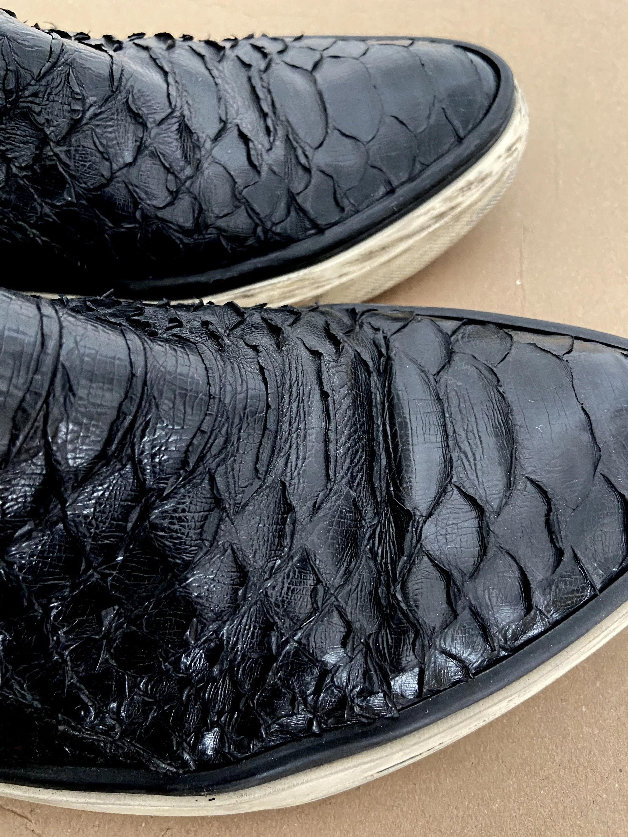 Mexicana Low Top Sneakers Mexicana Sneakers Python Black Multi