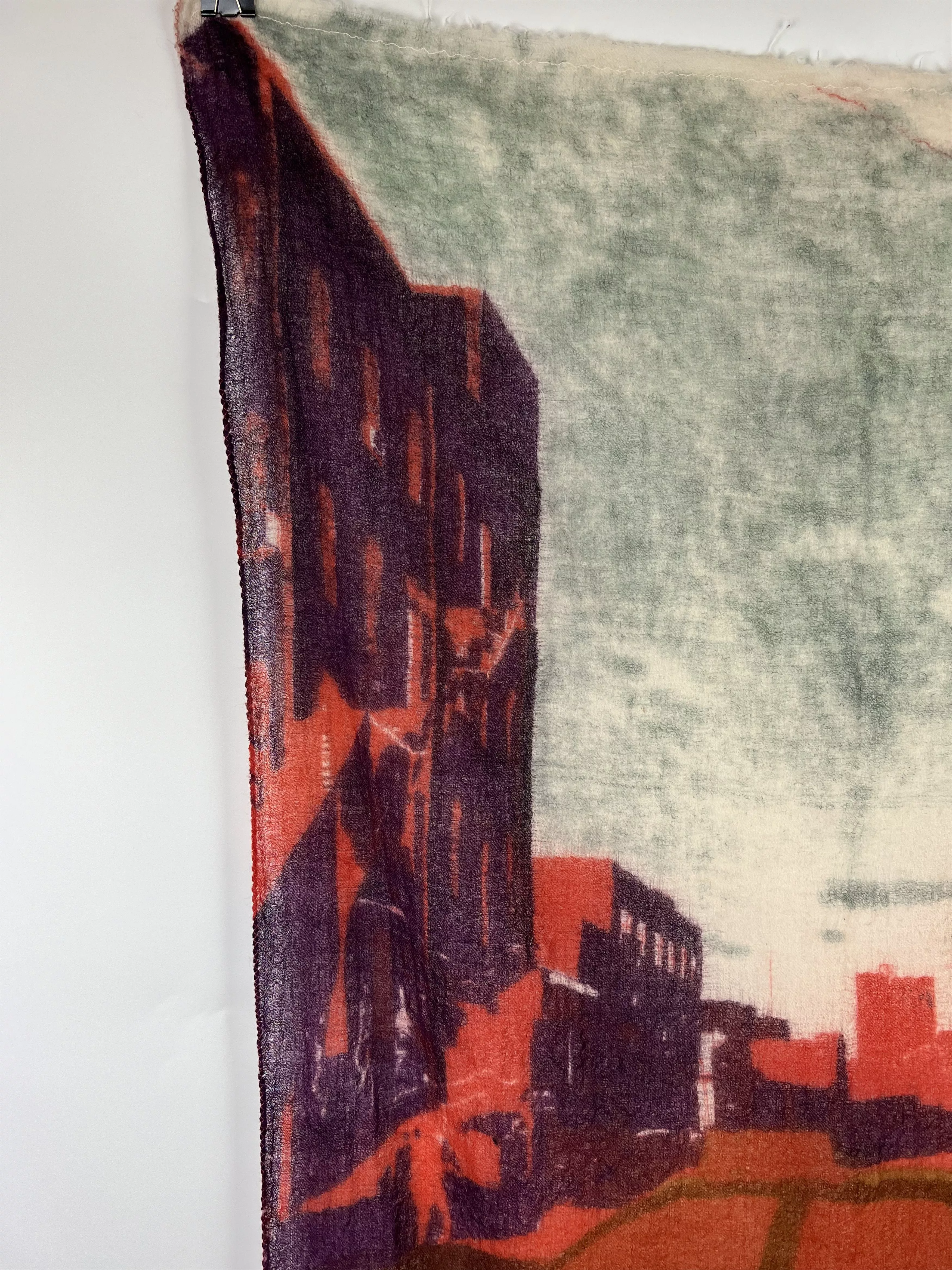 Becksondergaard Scarves Becksondergaard Beck Sondergaard Multicolor 100% Wool Scarf 190x90 Vintage