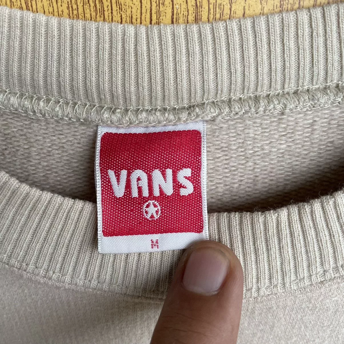 Vans Sweatshirts Vintage Vans Skateboards Sweatshirt Brown
