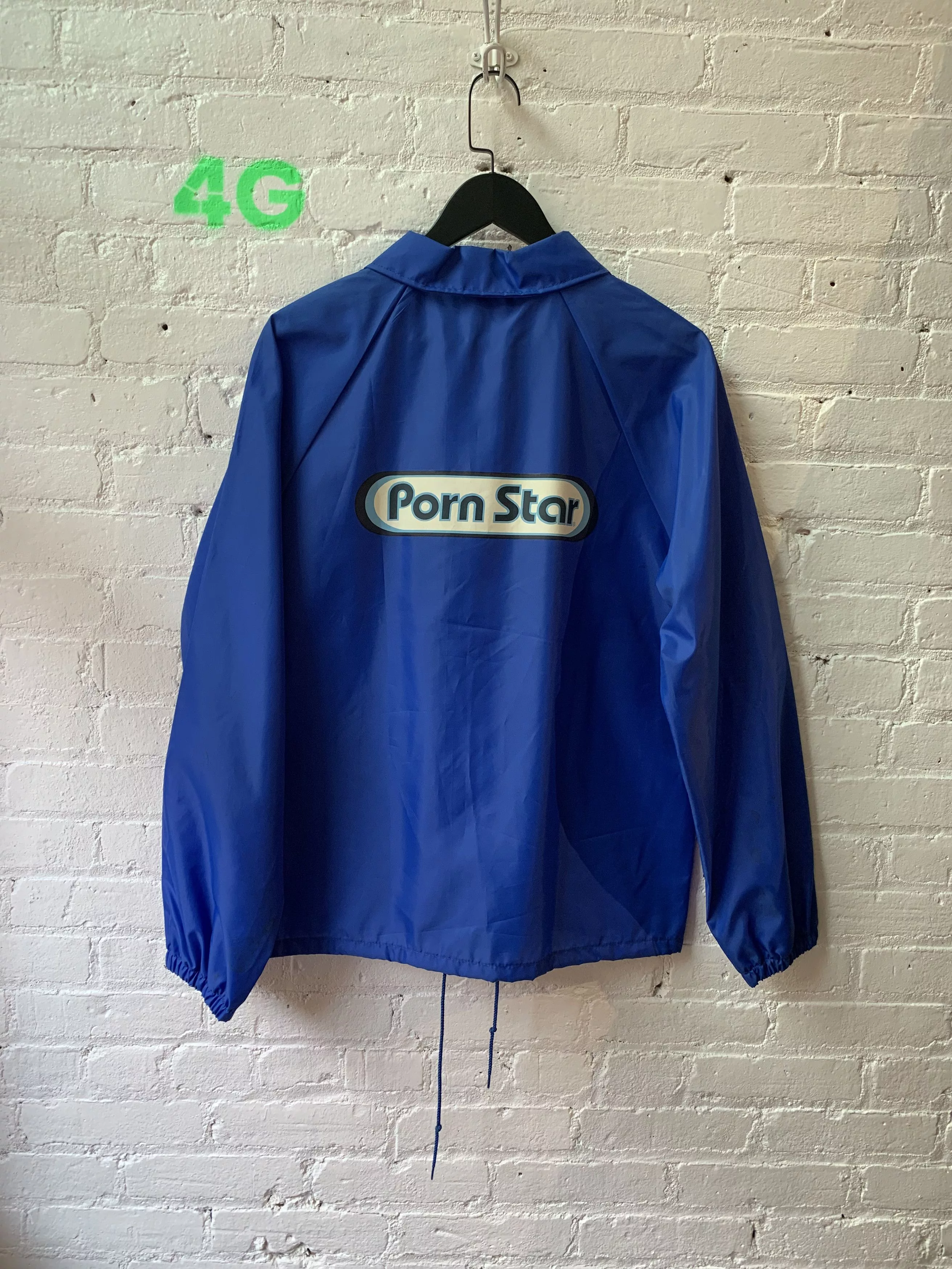 Vintage Light Jackets VINTAGE PORN STAR PORNSTAR FUCKING SICK JACKET Blue