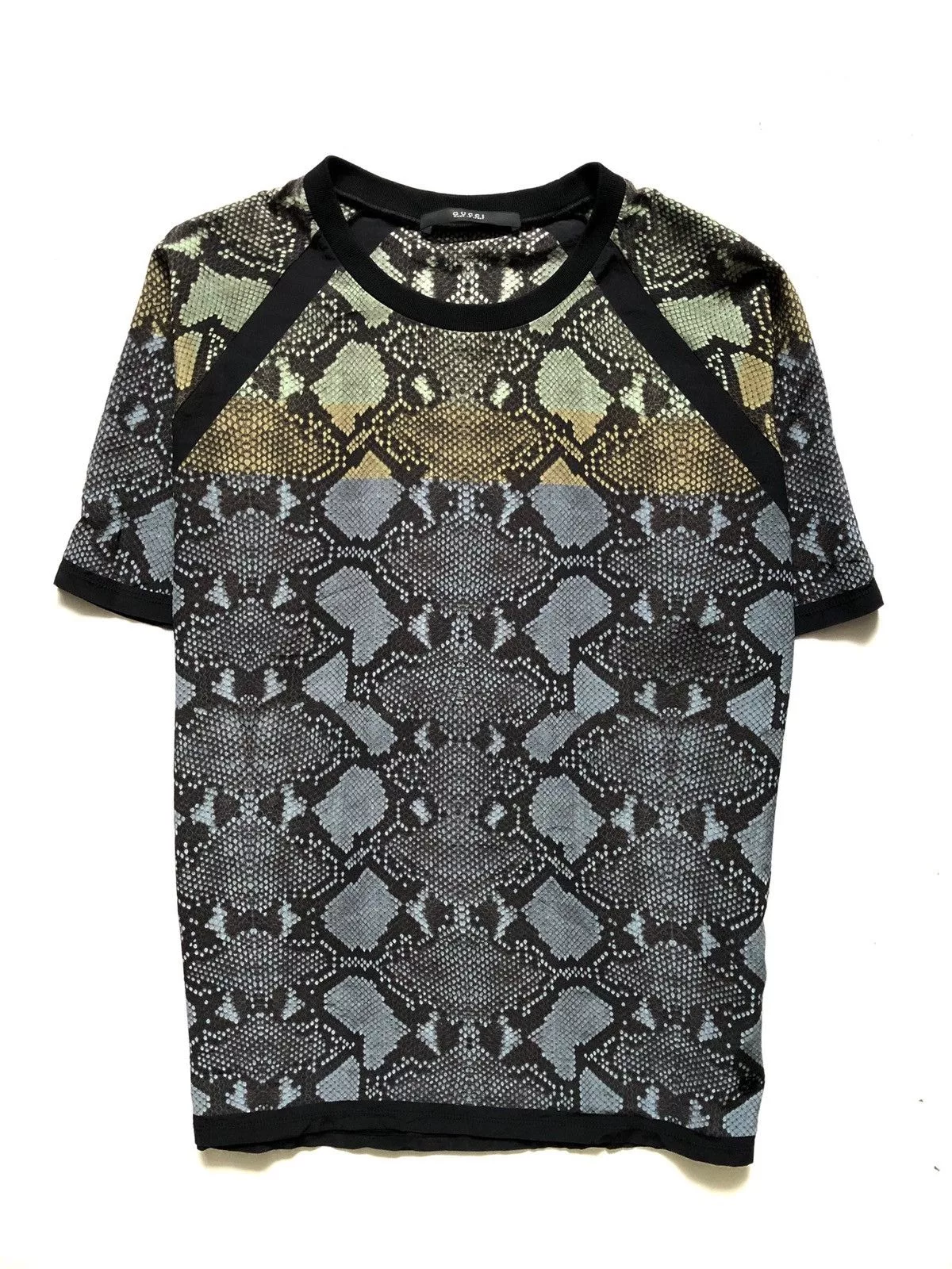 Gucci Blouses Gucci Silk Python Print Blouse Multi