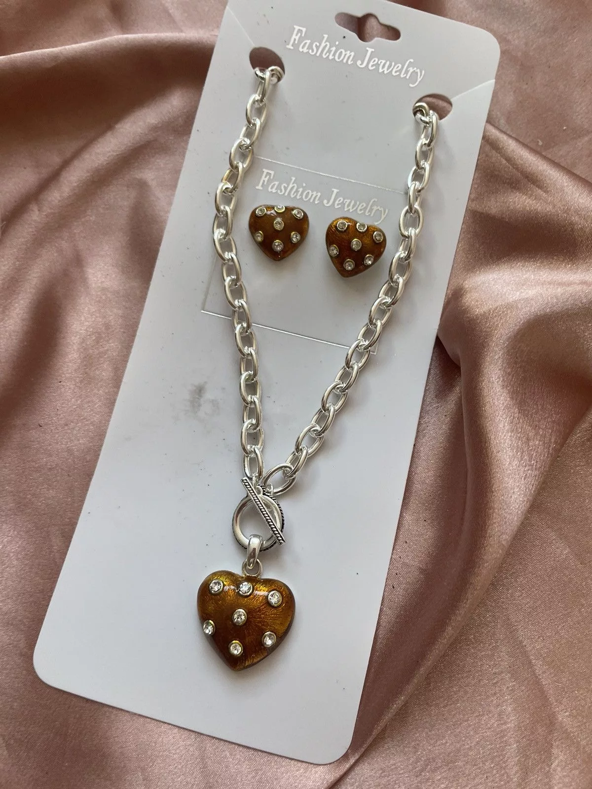 Vintage Necklaces Vintage Y2k accessories Brown