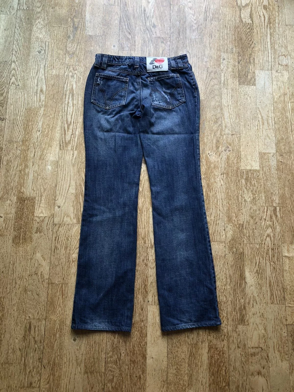 Dolce & Gabbana Jeans Dolce & Gabbana × Vintage RARE DOLCE & GABBANA VINTAGE QUALITY COOL TIGHT FIT PANTS Blue