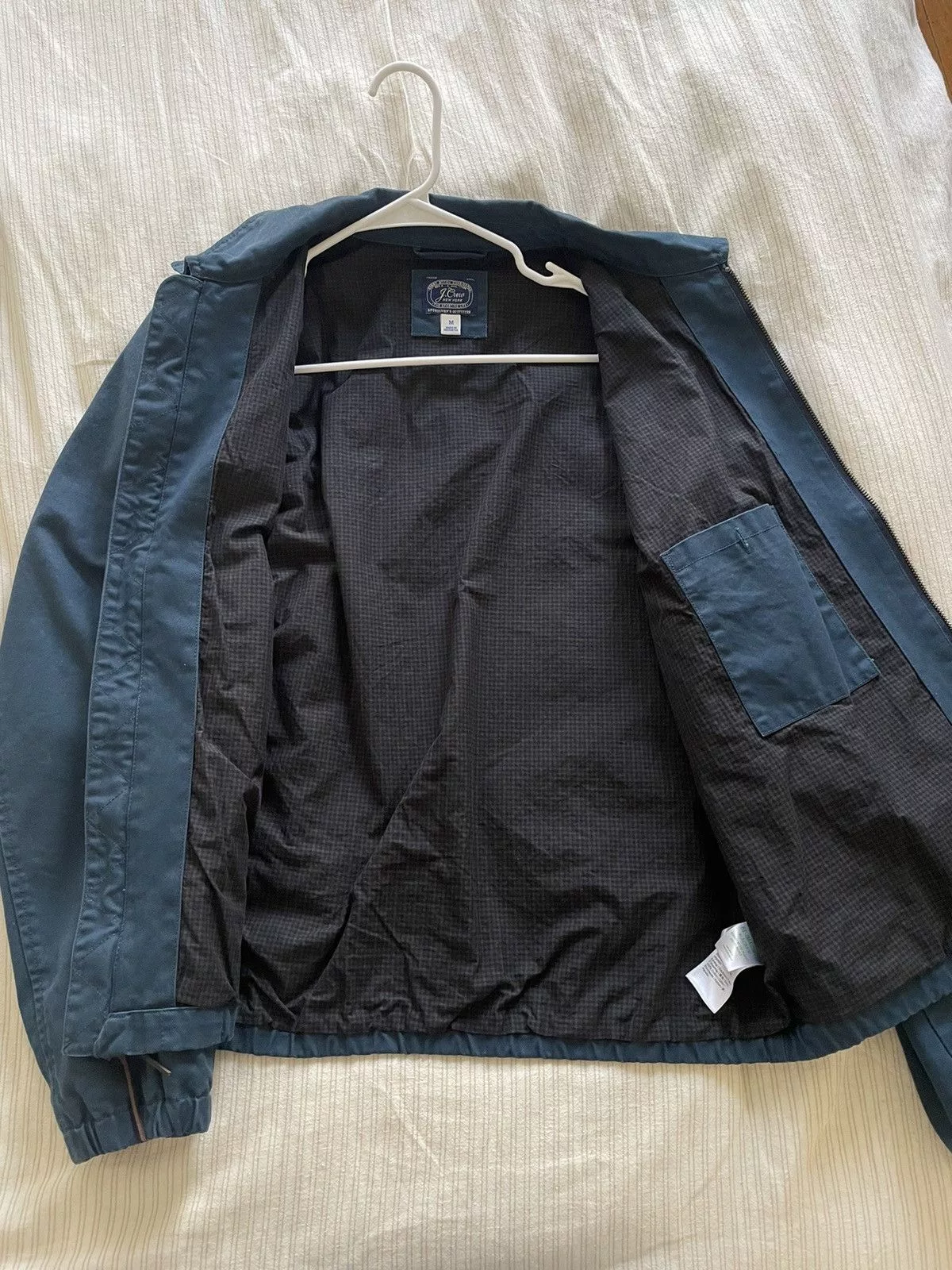 J.Crew Light Jackets J.Crew Zip Up Work Jacket Blue