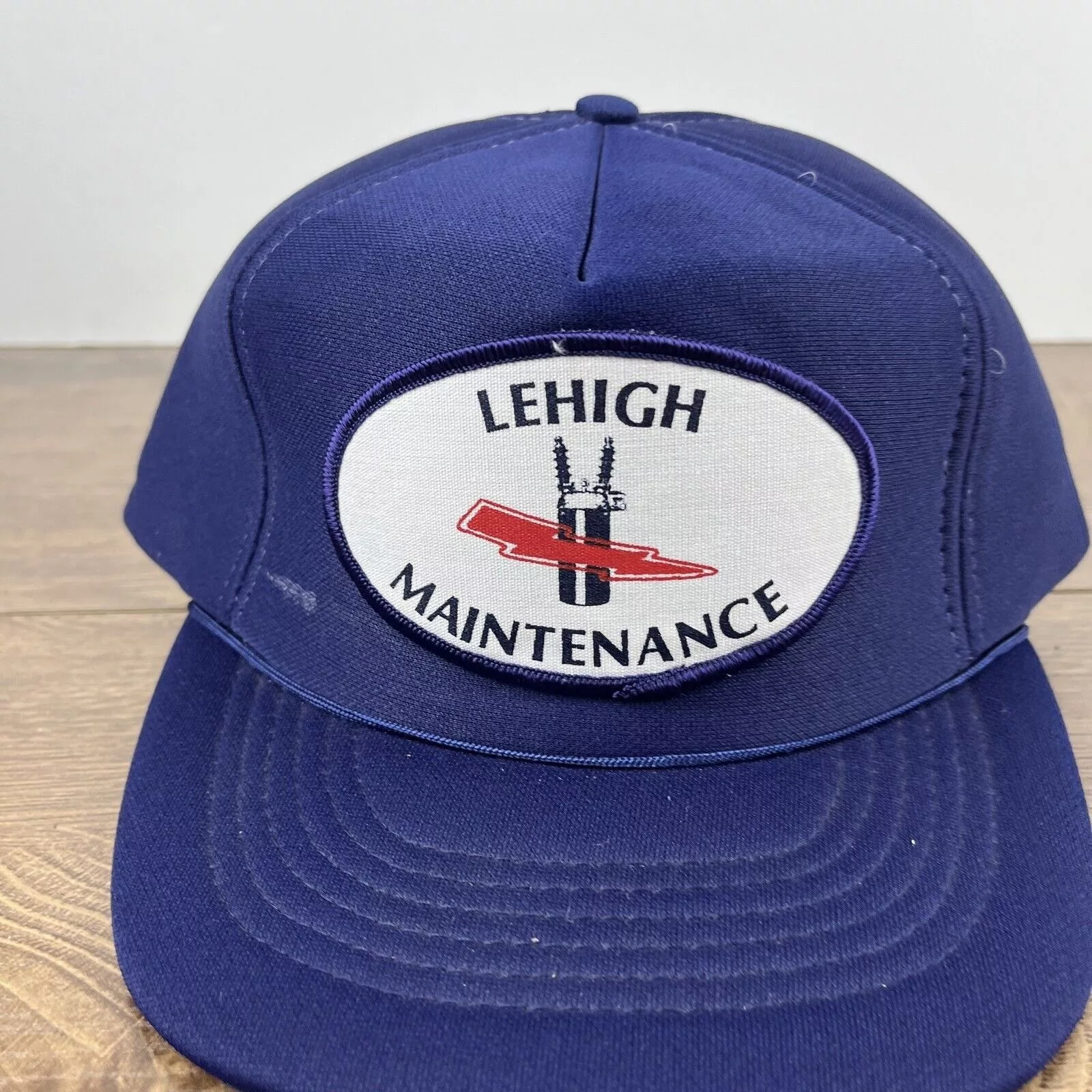 Other Hats Other Lehigh Maintenance Hat Lehigh Blue Hat Adjustable Adult Size