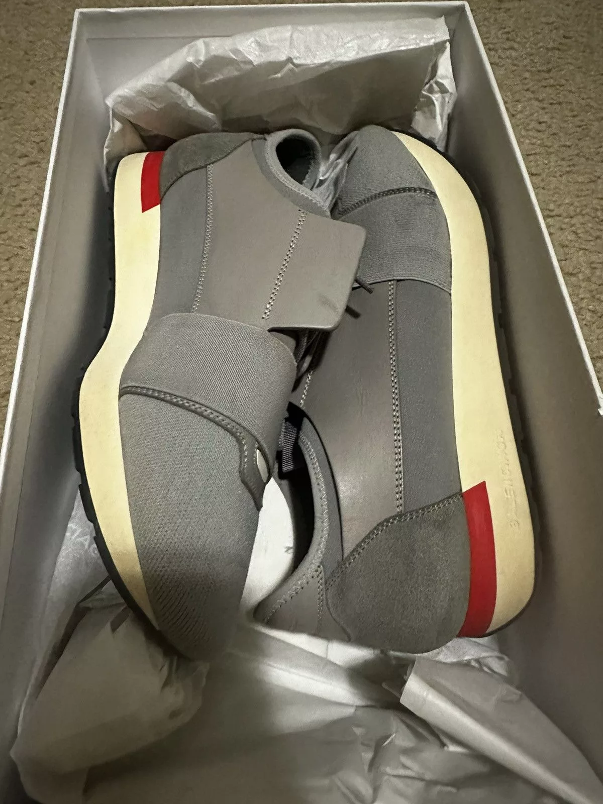 Balenciaga Low Top Sneakers Balenciaga Runner Gray