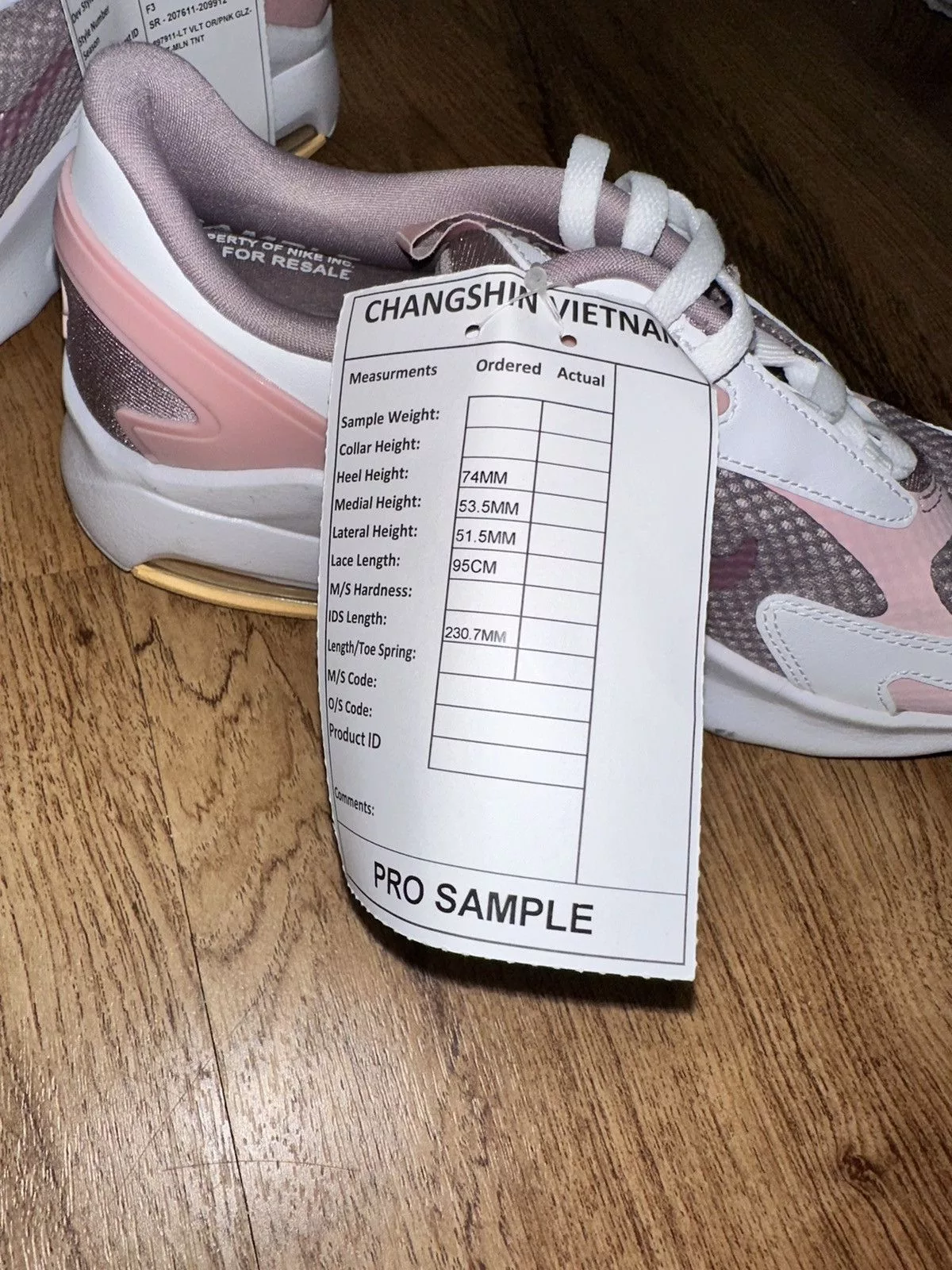 Nike Low Top Sneakers Nike Air Max Bolt Light Violet Ore Sample Multi