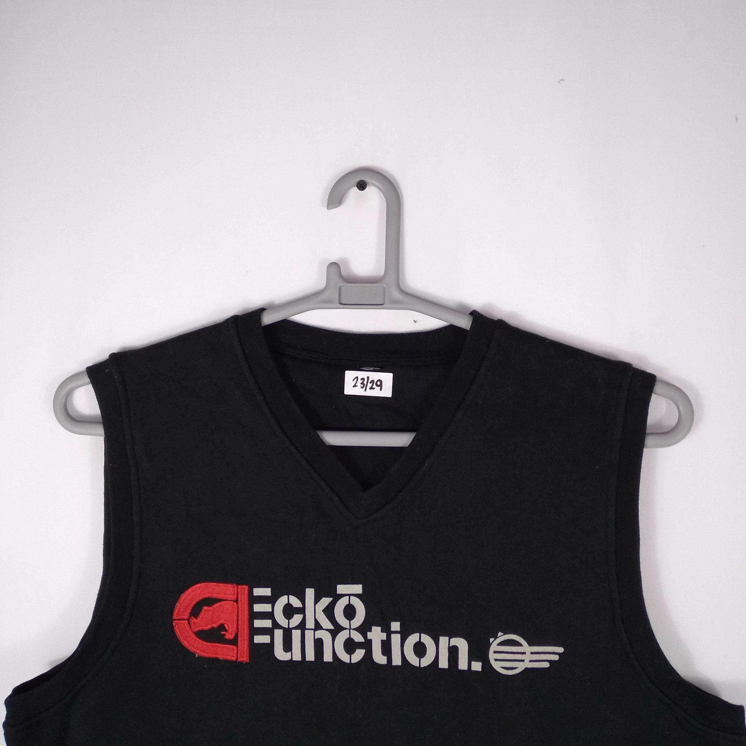 Ecko Unltd. Vests Ecko Unltd. × Vintage Vintage Ecko Unltd. Logo Spellout Outdoor Tanktop Sleeveless Black Streetwear