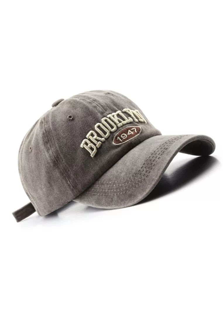 Other Hats Other Brooklyn Embroidered Brown Adjustable Baseball Cap