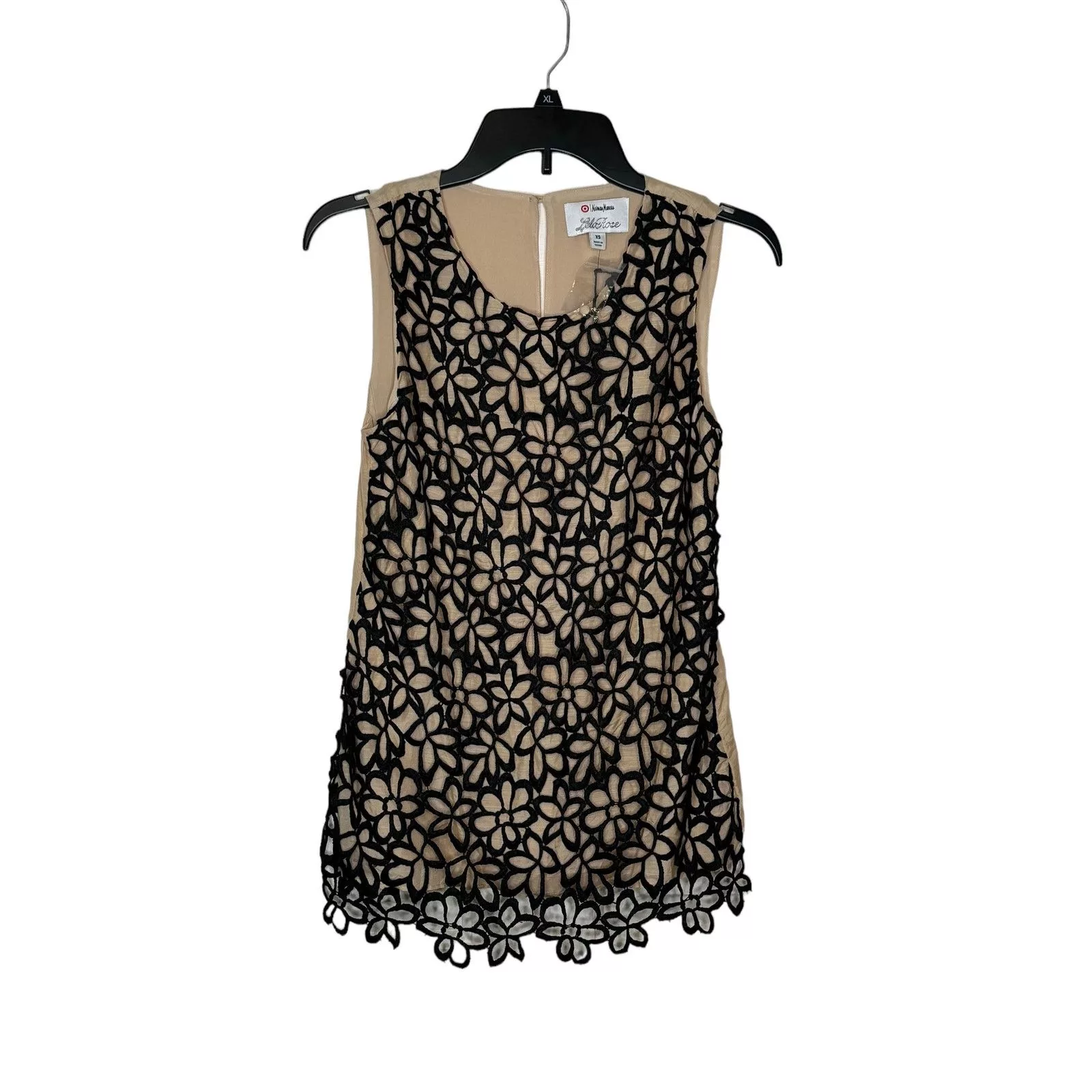 Neiman Marcus Blouses Neiman Marcus Women Top Lela Rose Floral Silk Blend XS NWOT Brown