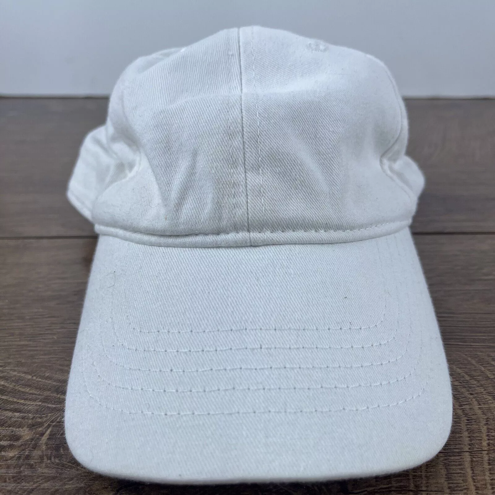 Other Hats Other White Baseball Hat Plain White Hat Adjustable Adult Size Hat