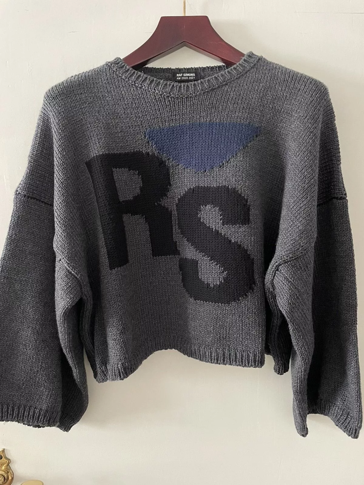 Raf Simons Sweaters Knitwear Raf Simons Intarsia-knit Gray