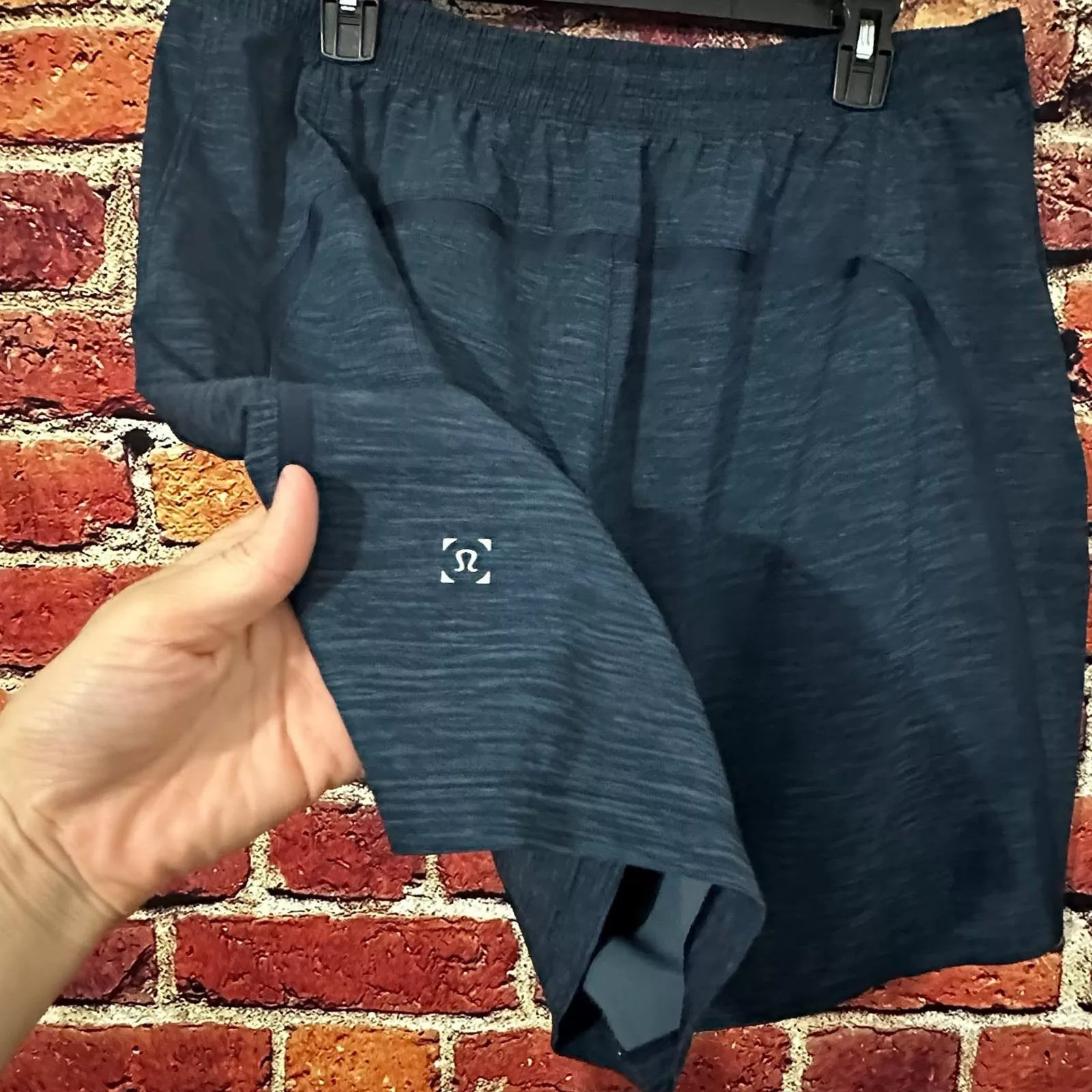 mens lululemon shorts Blue