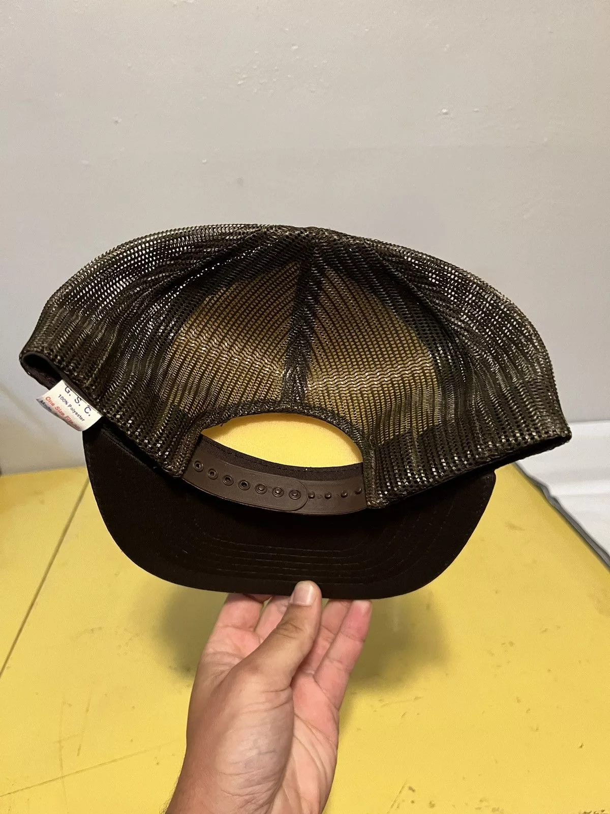 Vintage Hats Vintage Trucker Hat Brown
