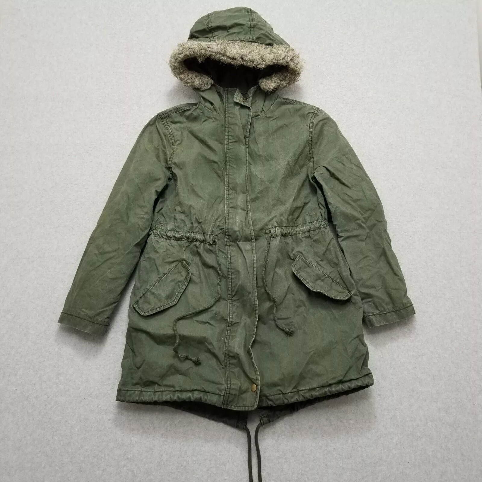 Old Navy Jackets Old Navy Jacket Womens XS Green Pockets Full Zip Hooded
