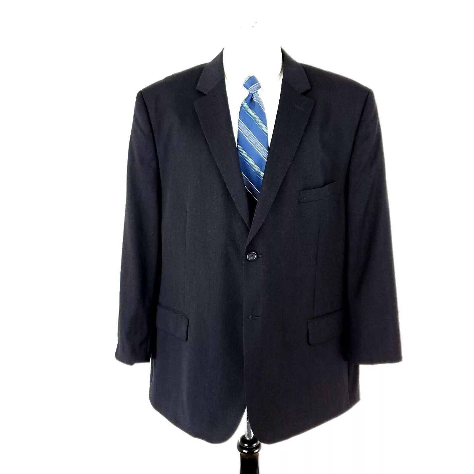 Pronto Uomo Blazers Pronto Uomo Wool 2 Button Blazer 48L Gray
