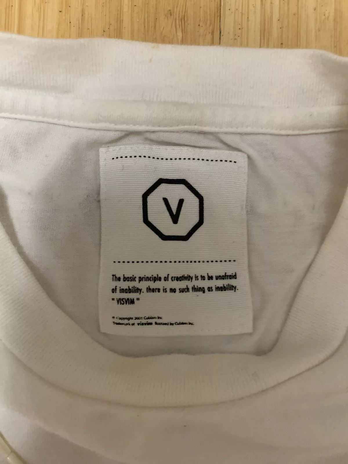 Visvim Short Sleeve T Shirts Visvim beaded shirt White
