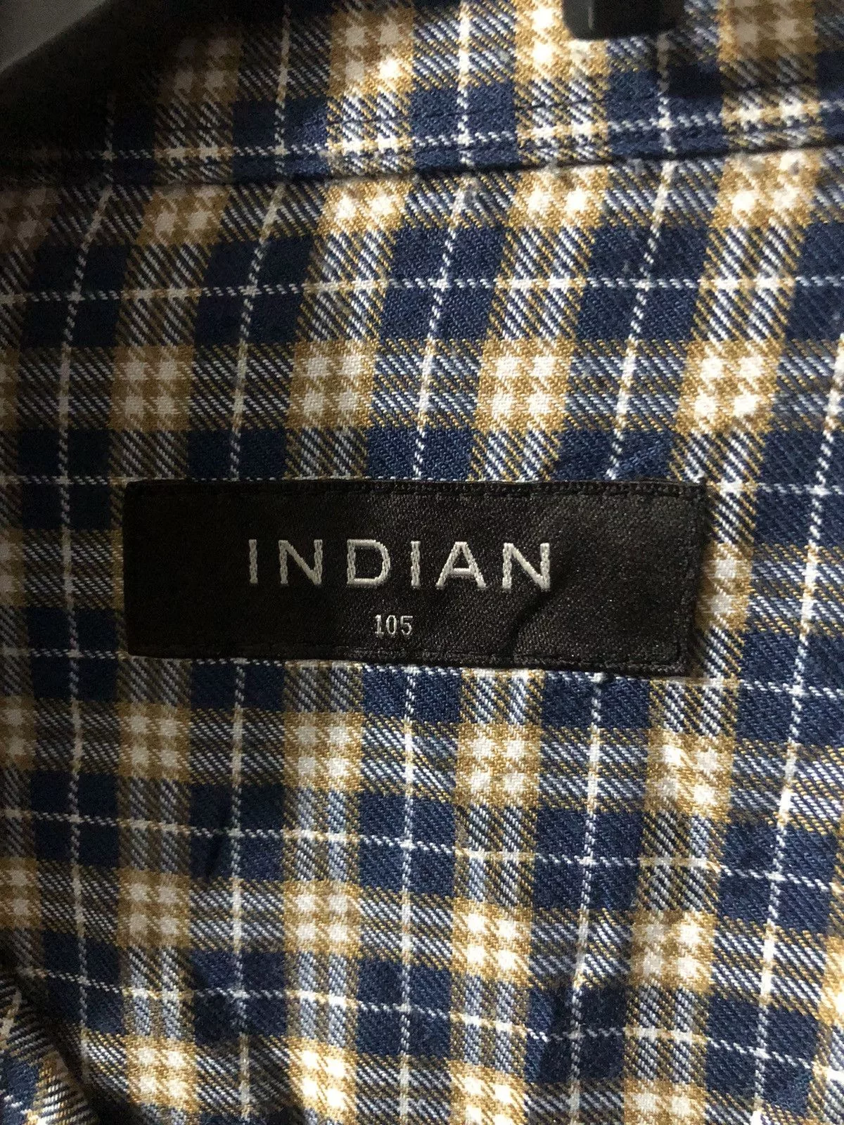 Flannel Shirts Button Ups FLANNEL x INDIAN BLUE/YELLOW/WHITE Multi