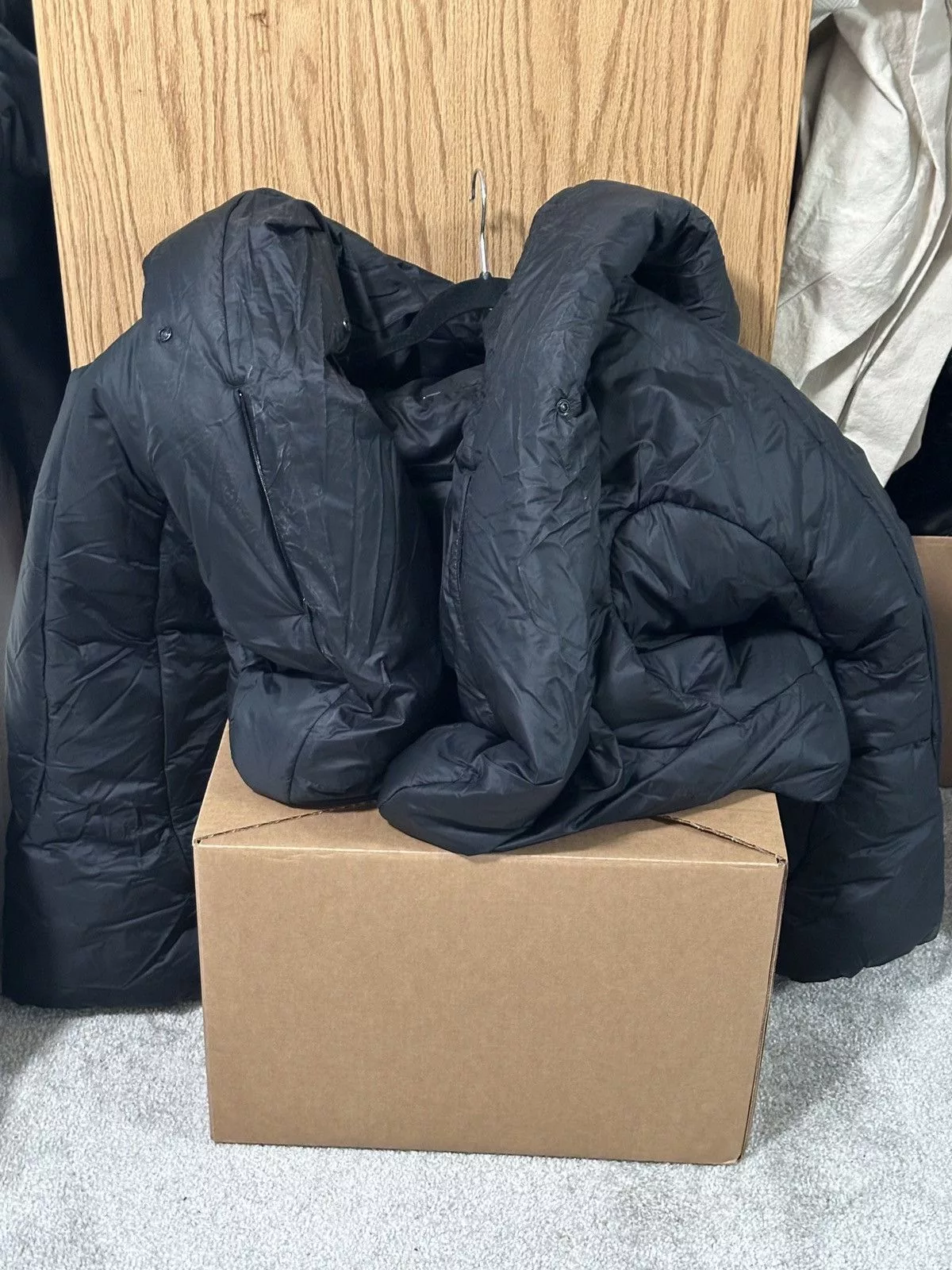 Lululemon Bombers Lululemon Distressed Entire Studios/Yeezy Style Bomber Jacket Black