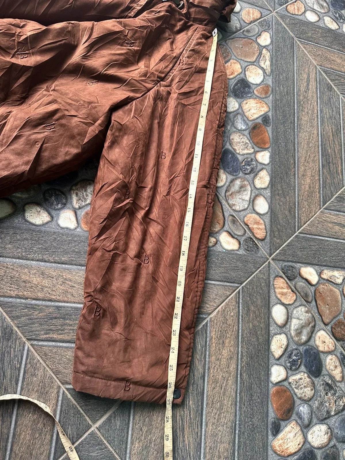 Burberry Jackets Burberry B Embroidery Jacket Brown