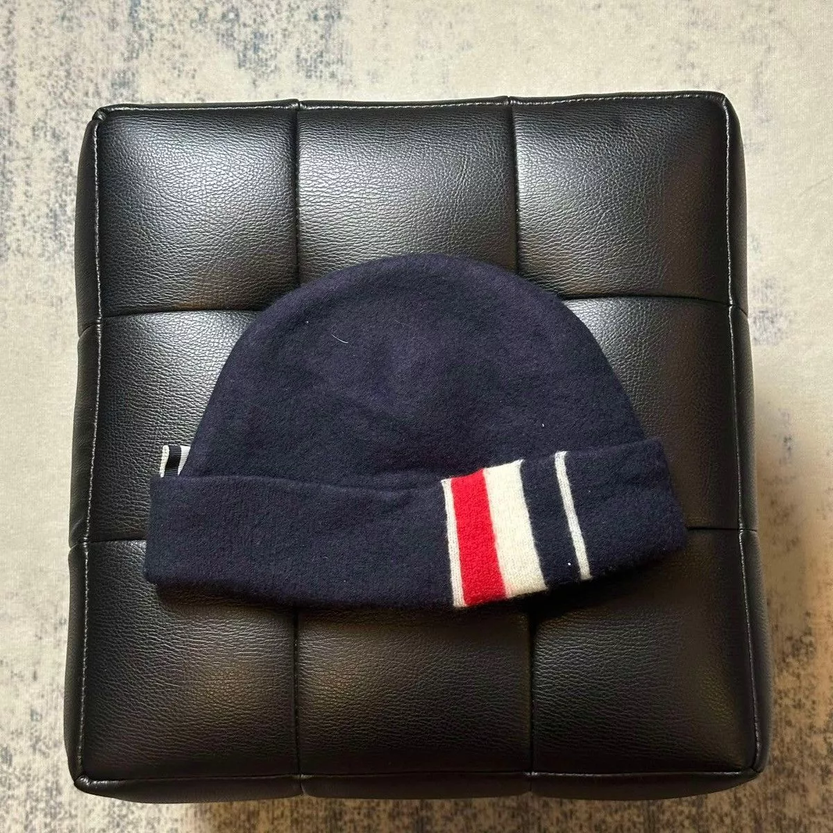 Thom Browne Hats THOM BROWNE STRIPED WOOL HATS Blue Luxury