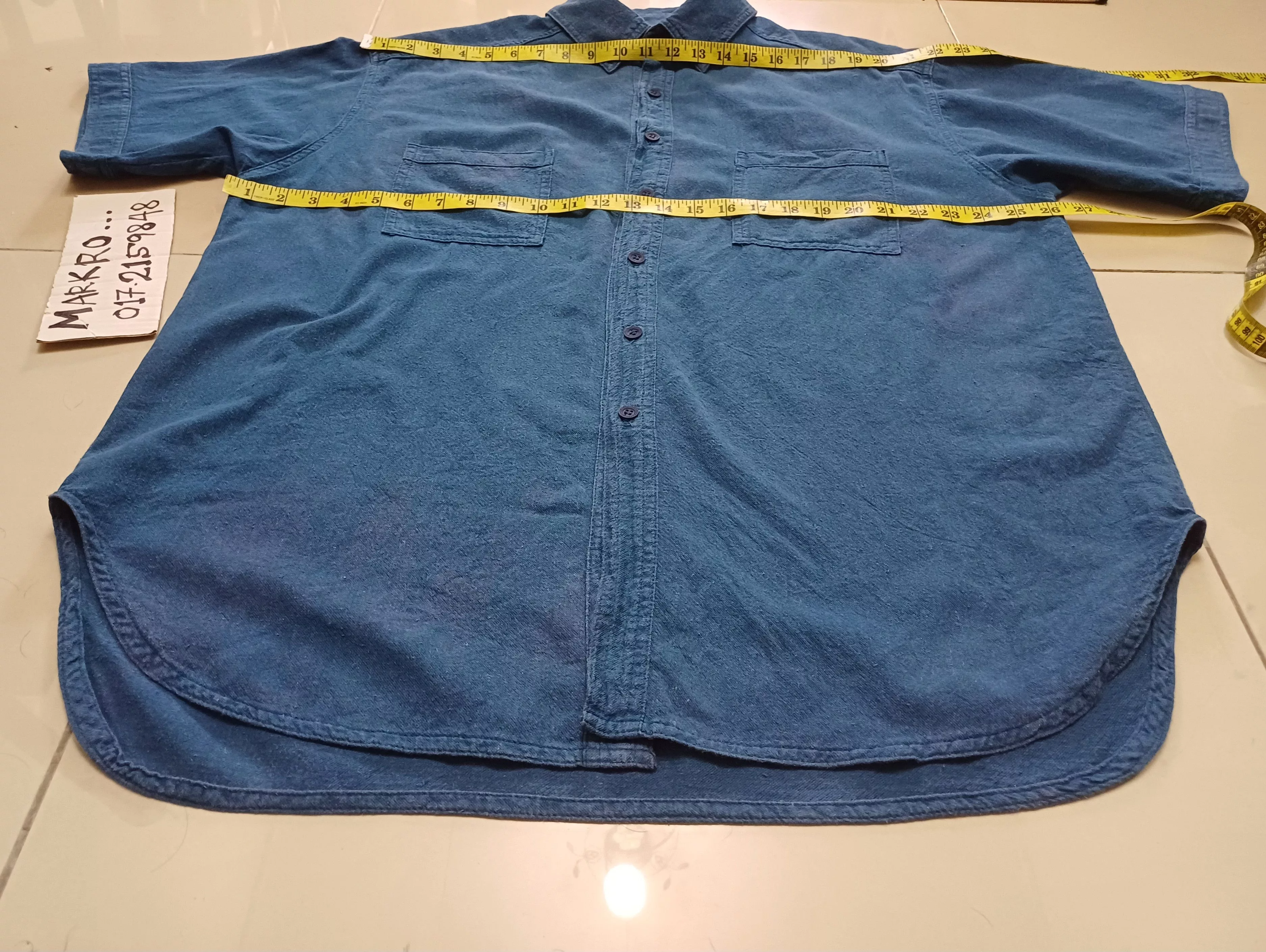 Other Shirts Button Ups Other Oversized vintage double pocket shirt 🔥🔥🔥 Blue