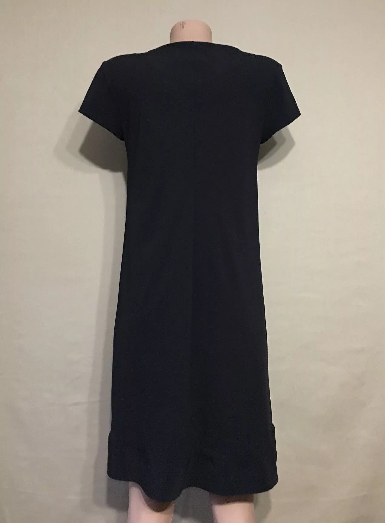 Marithe + Francois Girbaud Midi Dresses Marithe + Francois Girbaud Marithe Francois Girbaud Black Sign Design Dress IT42 US5