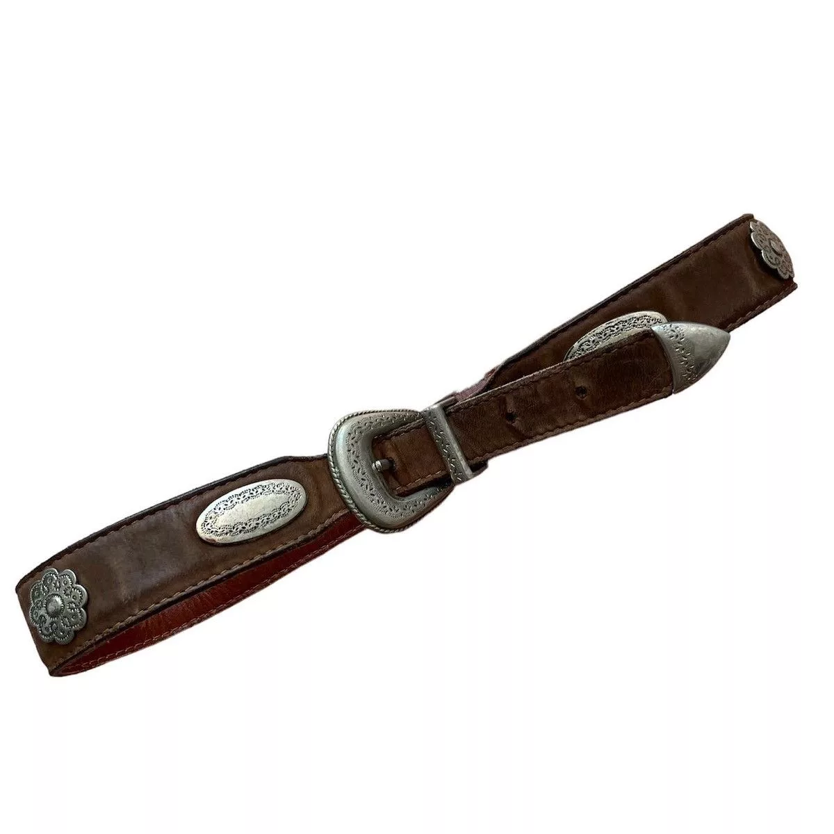 Vintage Belts Vintage leather belt Brown
