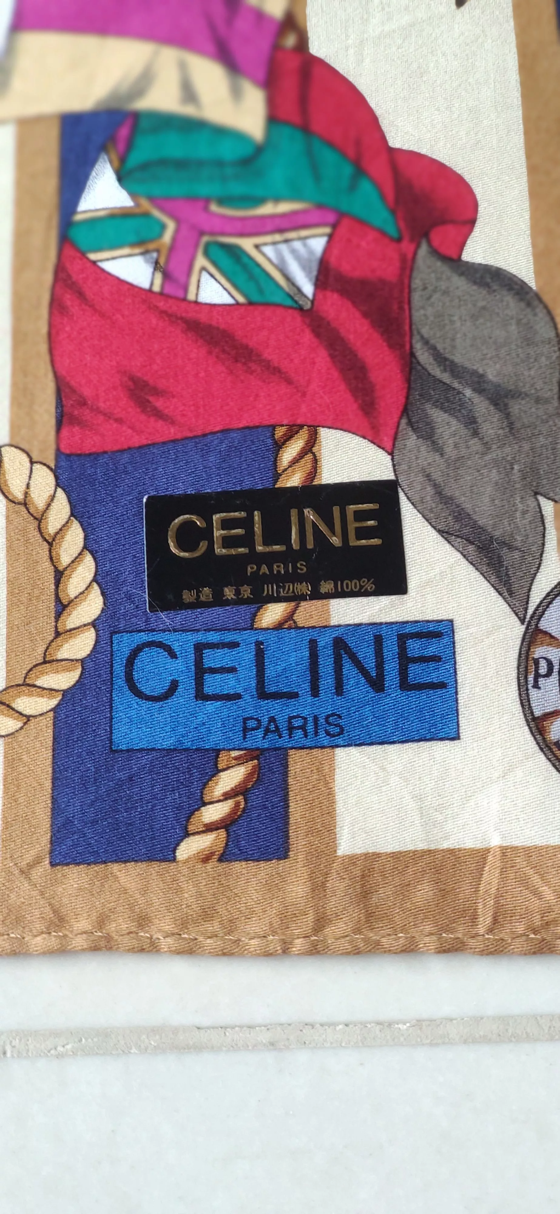 Celine Miscellaneous Beautiful Celine Handkerchief Multi