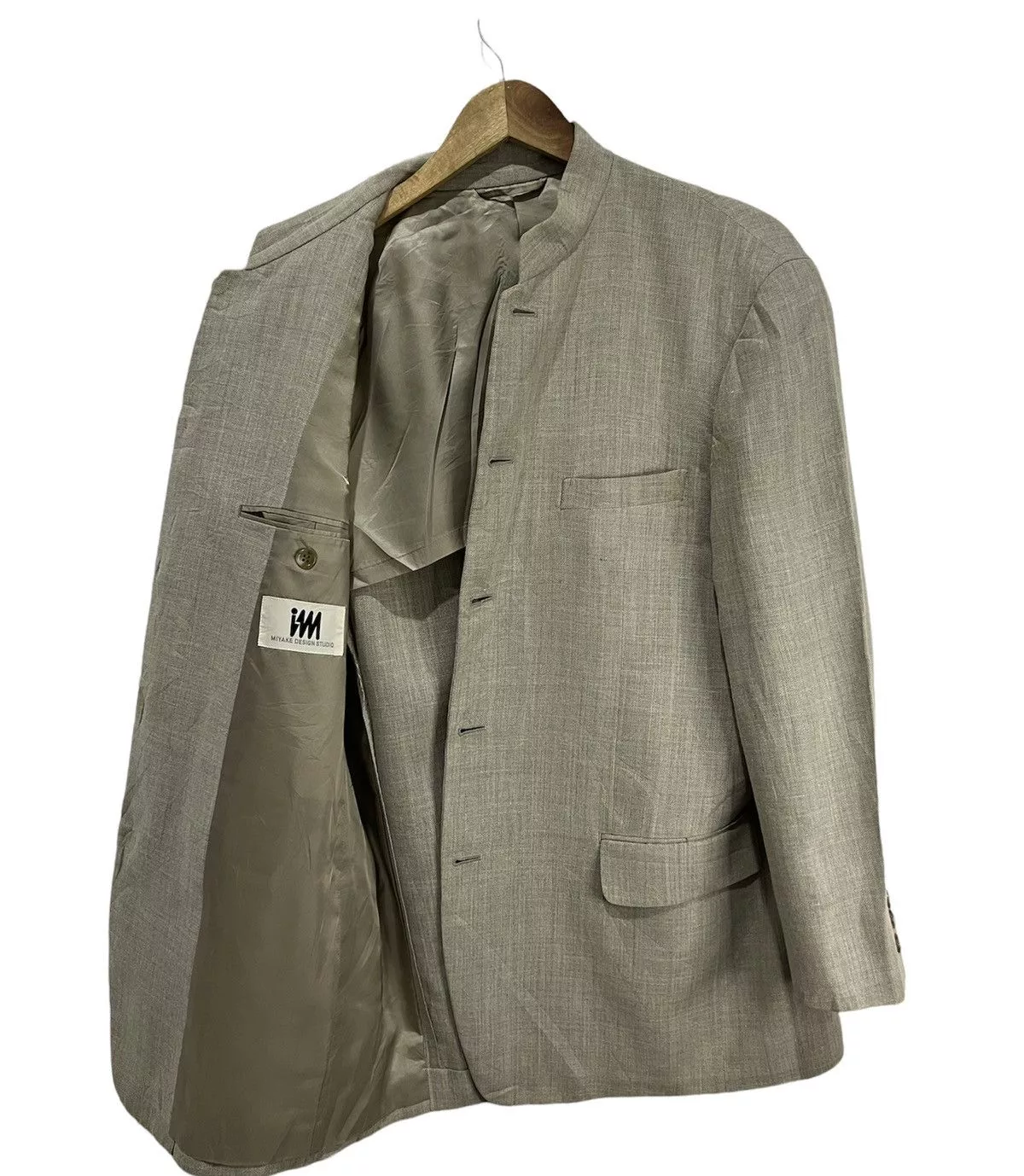 Issey Miyake Light Jackets Issey Miyake Blazer Jacket Gray